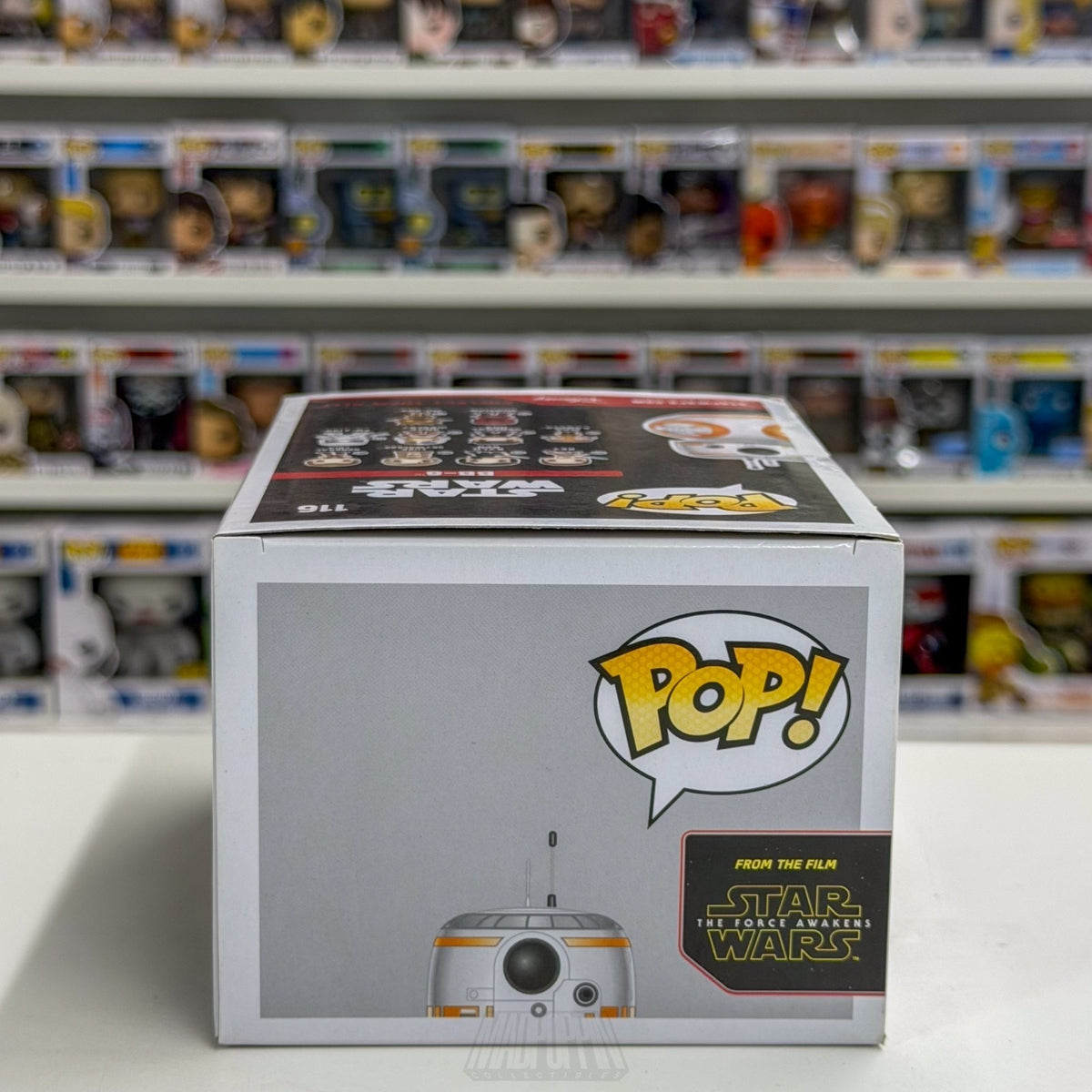 Funko Pop Star Wars Episode 7 BB-8 Thumbs Up SDCC Official Con Sticker 116 Vinyl