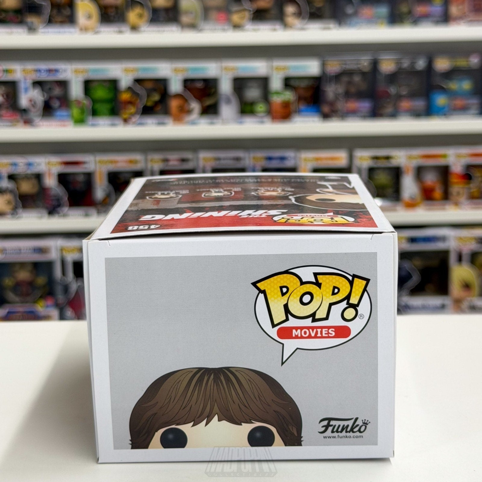 Funko Pop Movies The Shining Danny Torrance REDRUM 458 Overlook Toy Hotel Figure