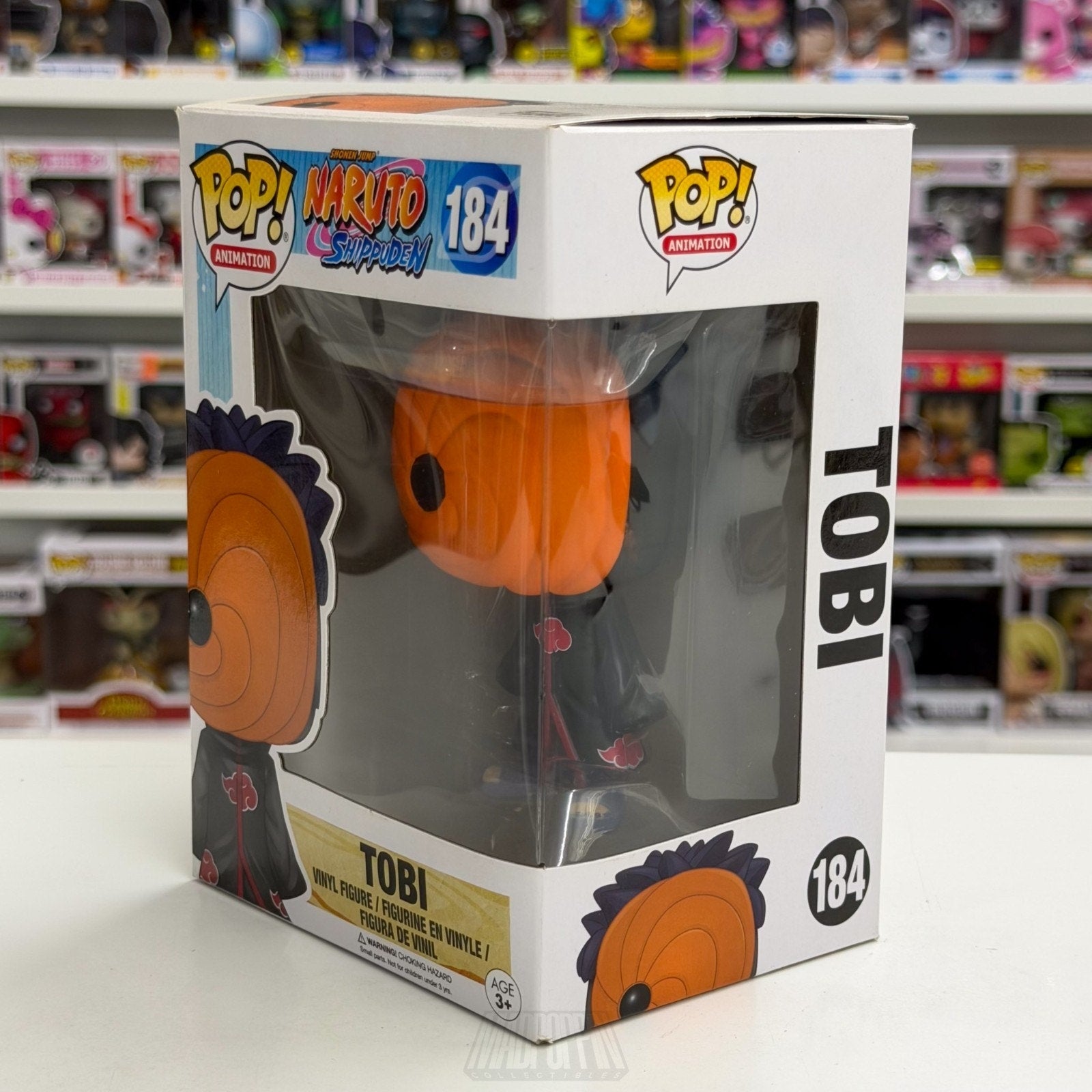 Funko Pop Anime Naruto Shippuden Tobi 184 Obito Uchiha Manga Toy Vinyl Figure