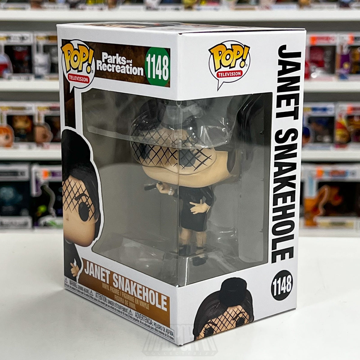 Funko Pop TV Parks Recreation Janet Snakehole 1148 April Ludgate Comedy Sitcom