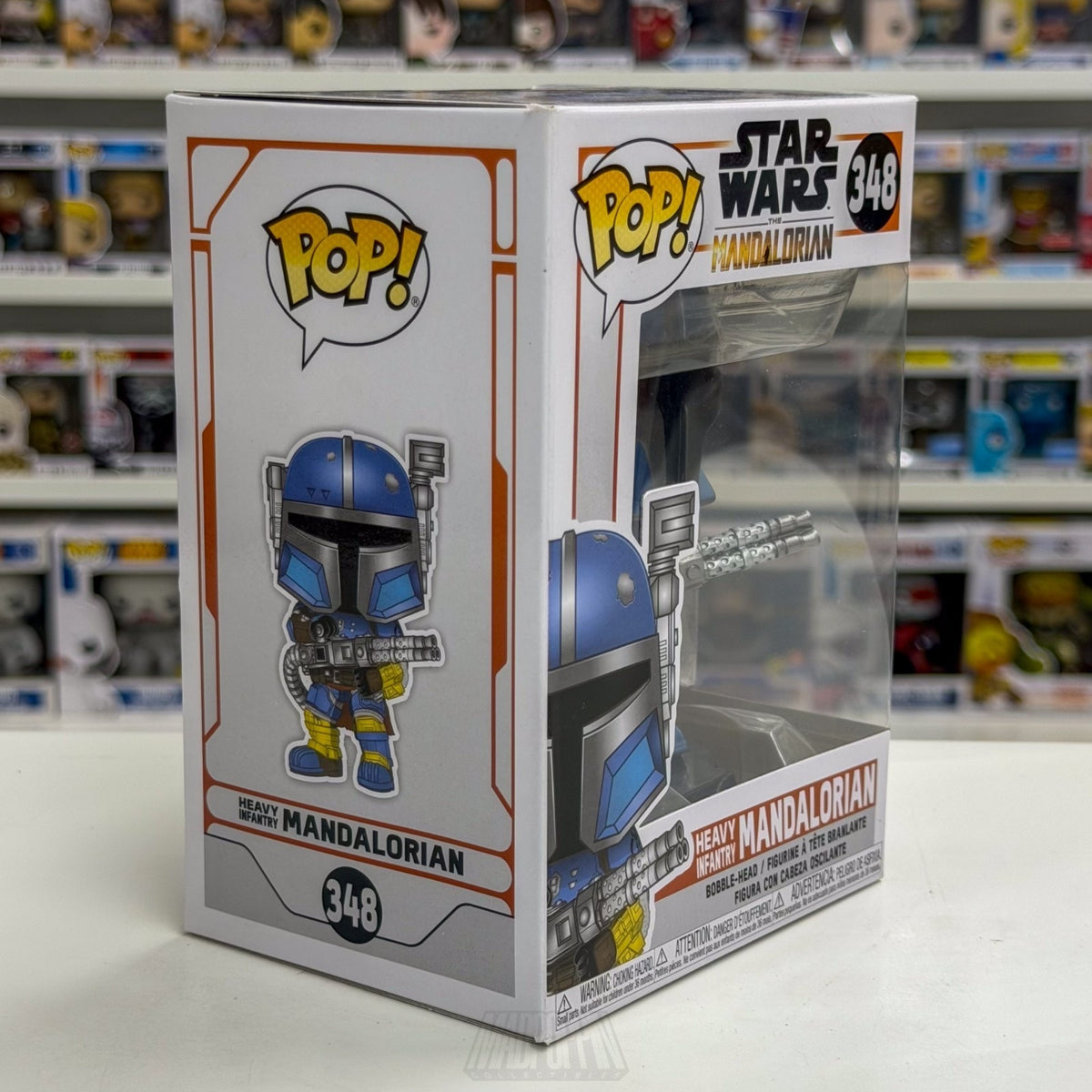 Funko Pop Star Wars Heavy Infantry Mandalorian 348 Beskar Armor Toy Vinyl Figure