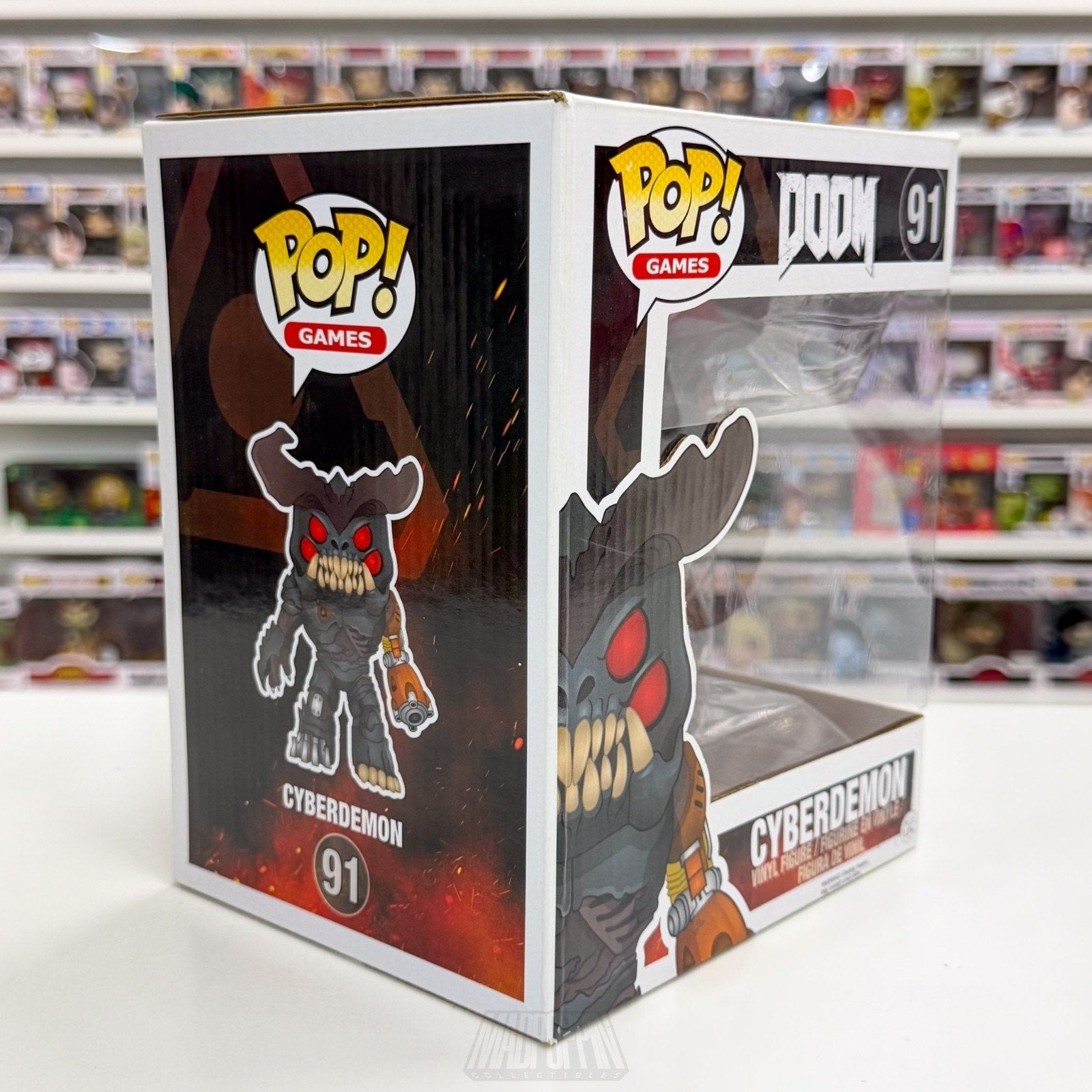 Funko Pop Games Doom Cyberdemon 91 Space Monster Final Boss Toy Vinyl 6" Figure