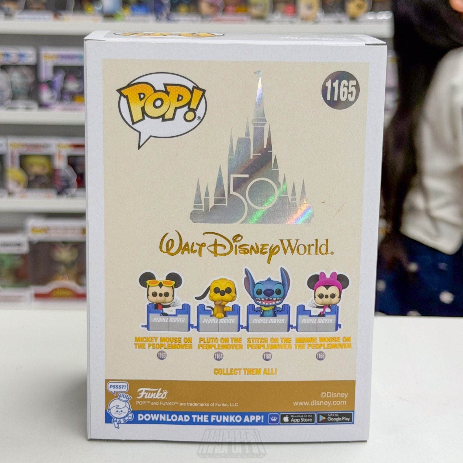 Funko Pop Disney Stitch Peoplemover Exclusive 1165 Experiment 626 Vinyl Figure
