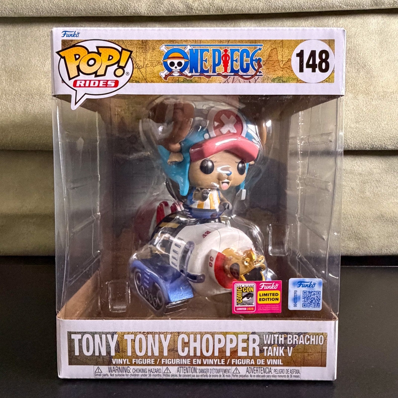 Funko Pop Anime One Piece Tony Tony Chopper Brachio Tank V 148 SDCC 2026 Figure