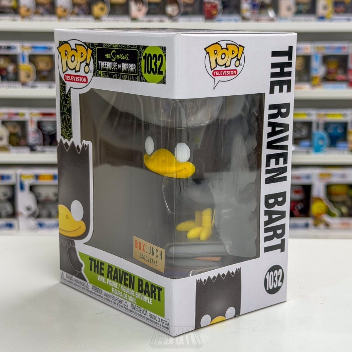 Funko Pop Simpsons Treehouse of Horror Raven Bart BoxLunch 1032 Toy Vinyl Figure