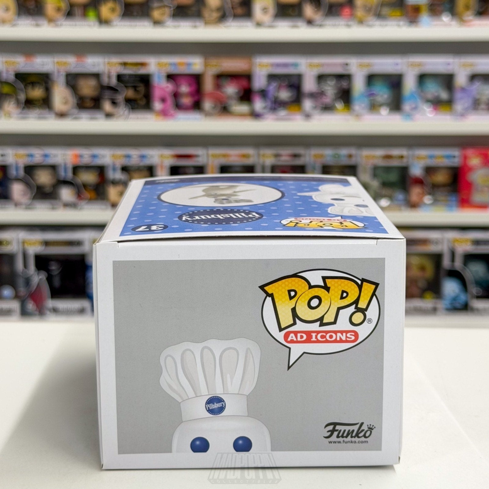 Funko Pop Ad Icons Pillsbury Doughboy Exclusive 37 Mascot Cookies Vinyl Figure