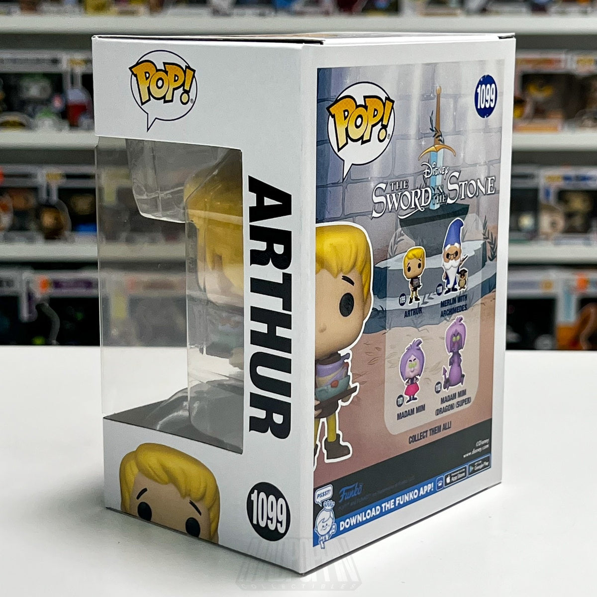 Funko Pop Disney Sword in the Stone Arthur Pendragon 1099 King Excalibur Figure