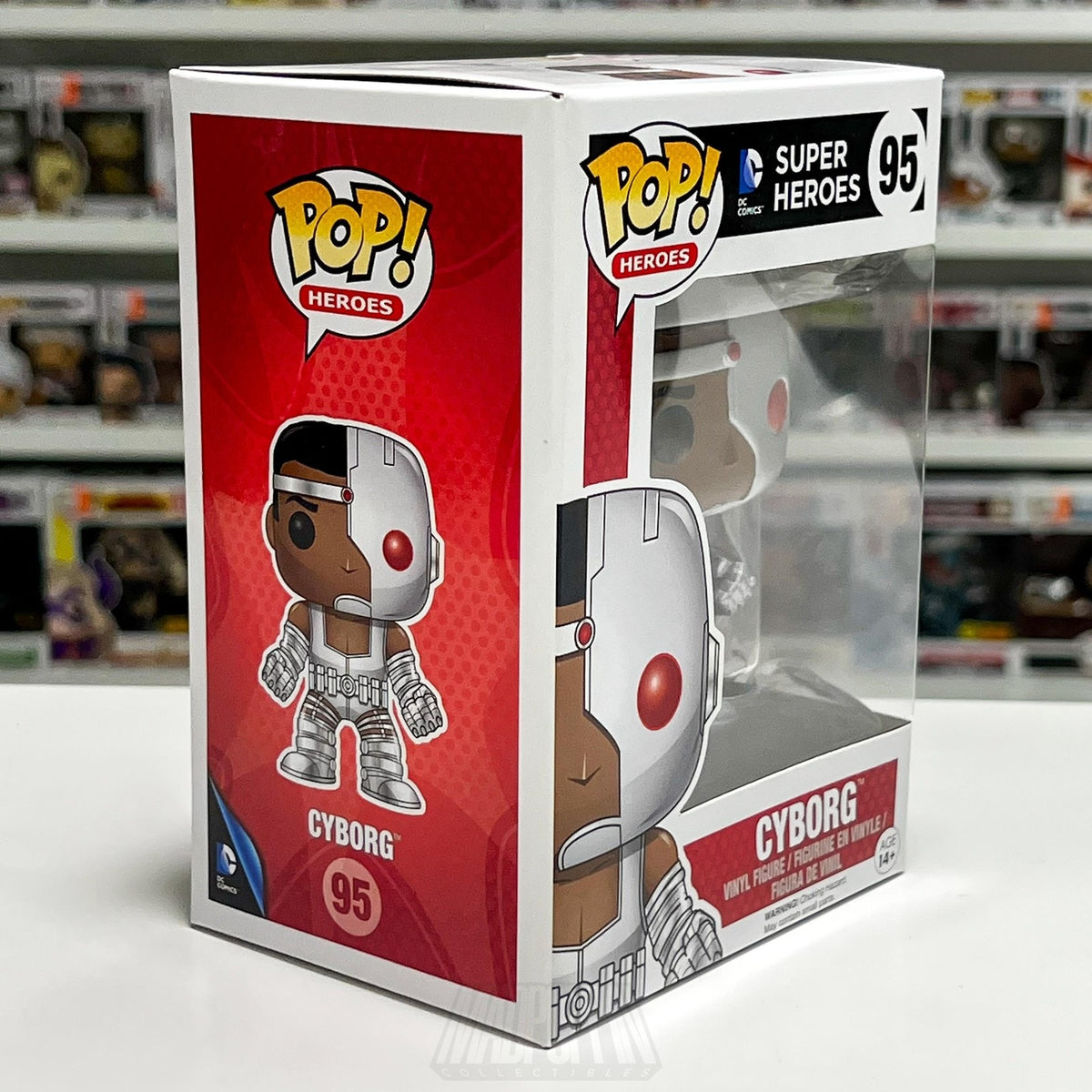 Funko Pop DC Comics Super Heroes Cyborg 95 Justice League Genius Vinyl Figure