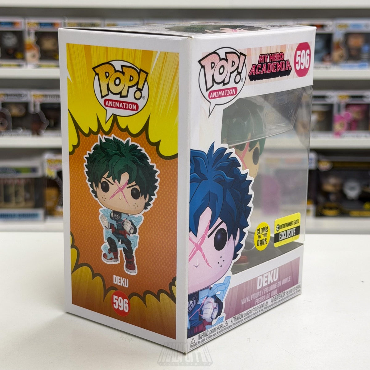 Funko Pop Anime My Hero Academia Deku Entertainment Earth Glow 596 Vinyl Figure