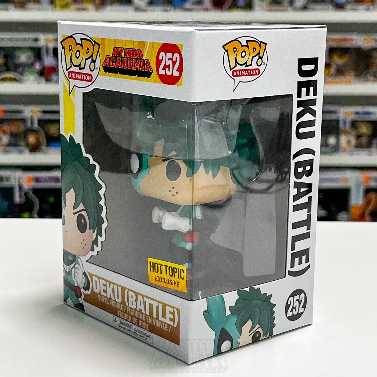 Funko Pop Anime My Hero Academia Deku Battle Hot Topic 252 Izuku Midoria Figure