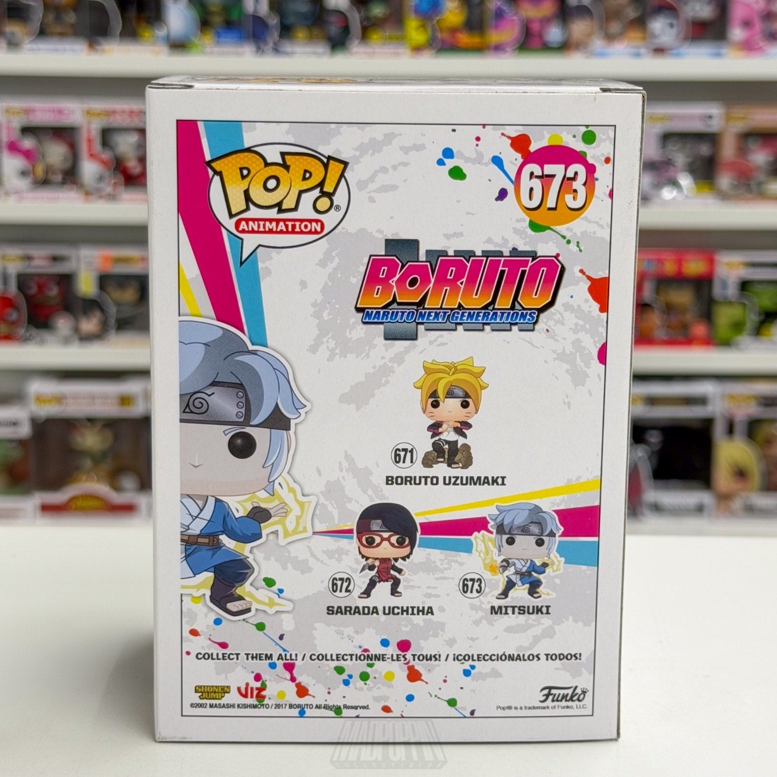 Funko Pop Anime Boruto Naruto Next Generations Mitsuki 673 Manga Vinyl Figure