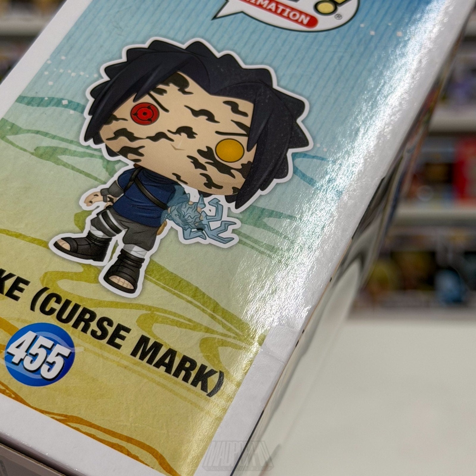 Funko Pop Anime Naruto Sasuke Curse Mark Special Edition 455 Manga Vinyl Figure