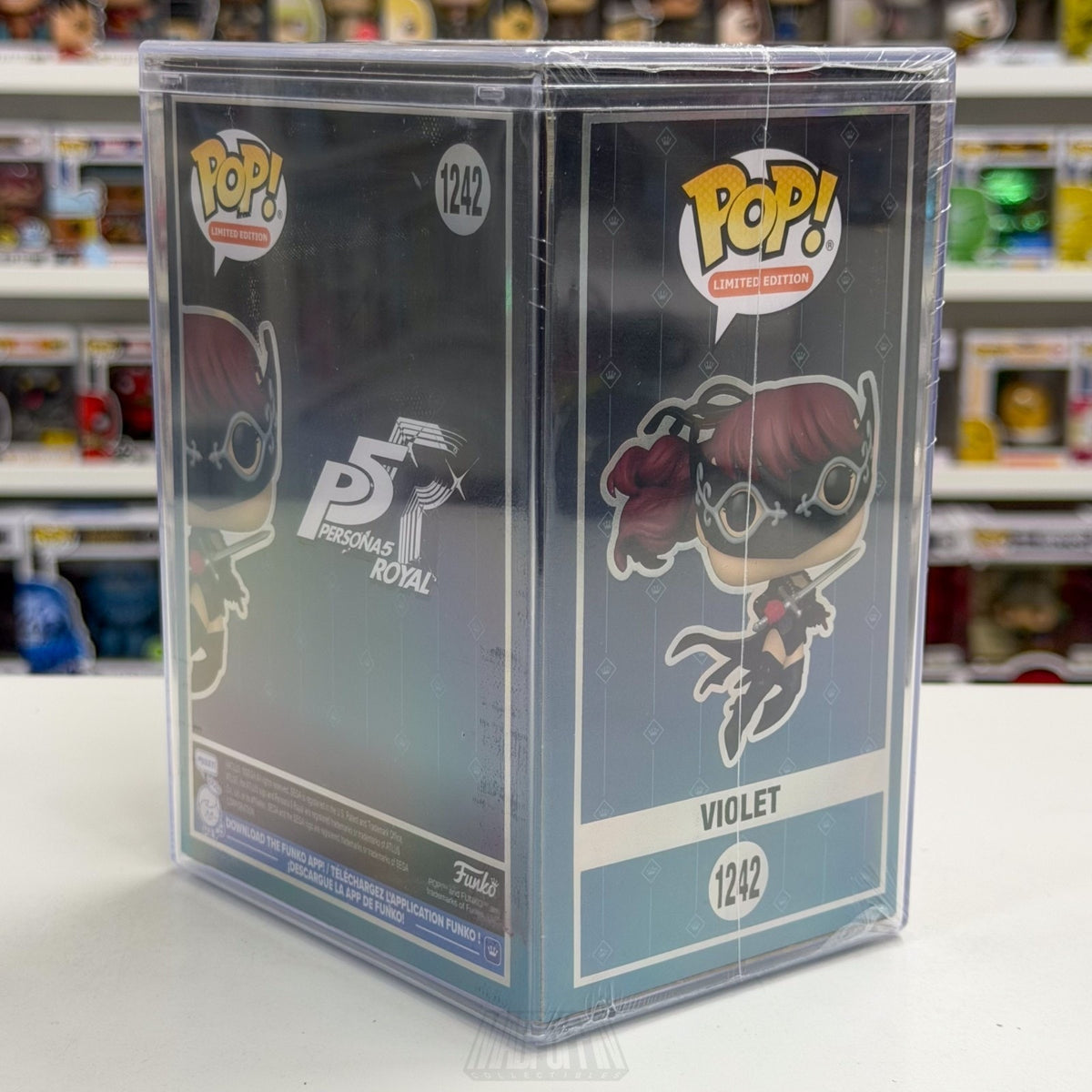 Funko Pop Games Persona 5 Violet 1242 SDCC 2026 Royal GRAIL OFFICIAL CON STICKER