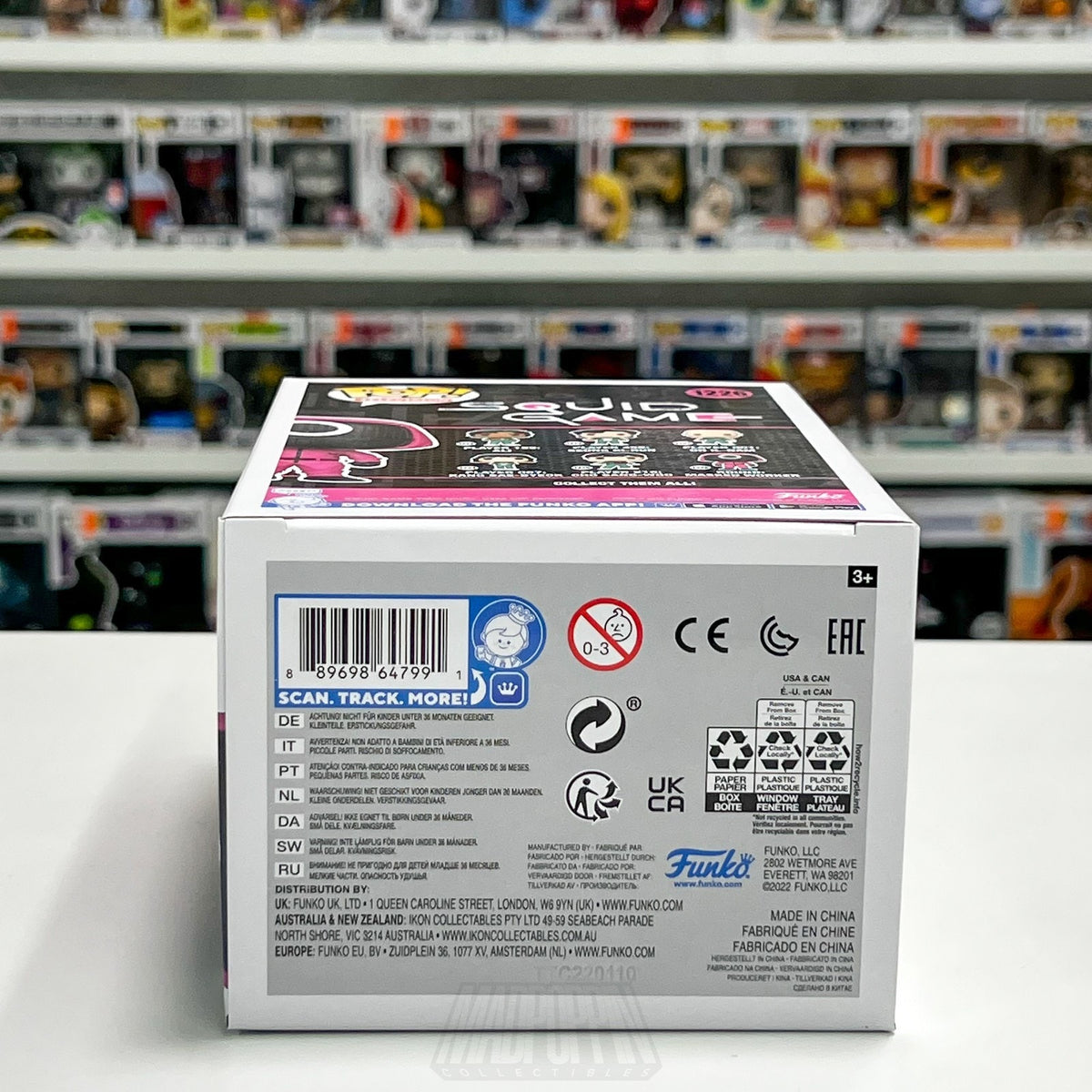 Funko Pop TV Squid Game Round Circle Masked Worker 1226 Netflix Show Korean Toy