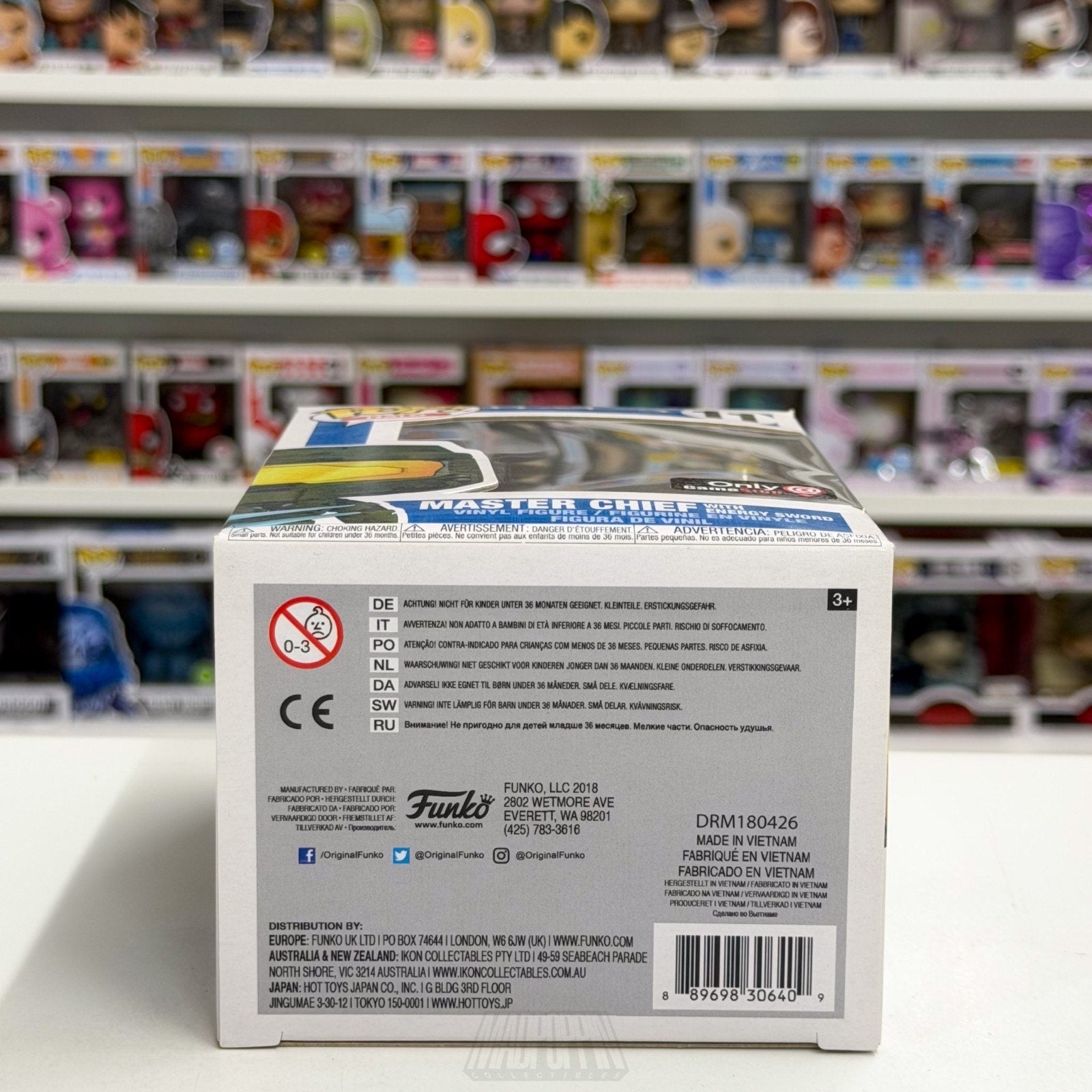 Funko Pop Halo Master Chief w/Energy Sword GameStop 11 Video Games Vinyl Figure