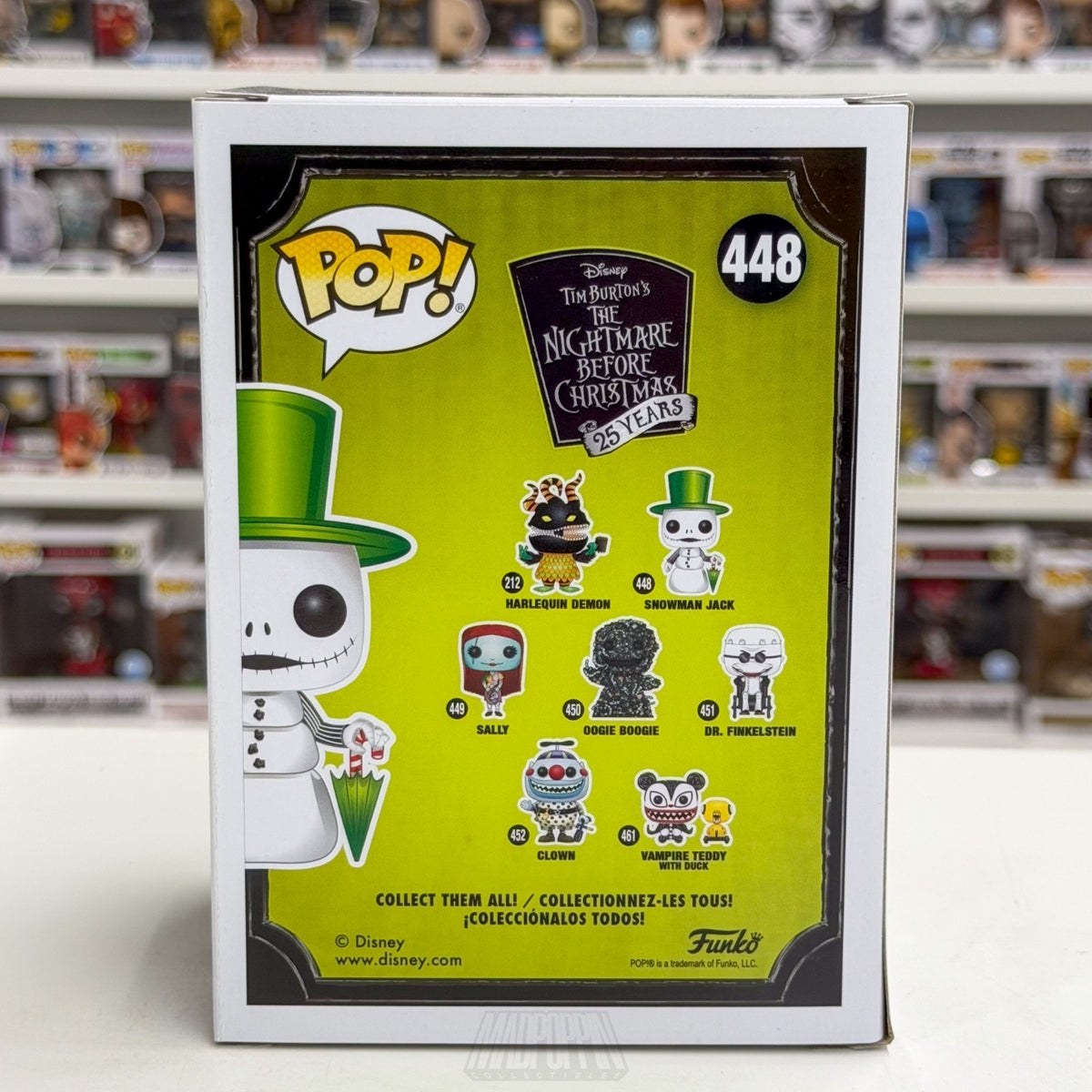 Funko Pop Disney Nightmare Before Christmas Snowman Jack 448 Toy Vinyl Figure