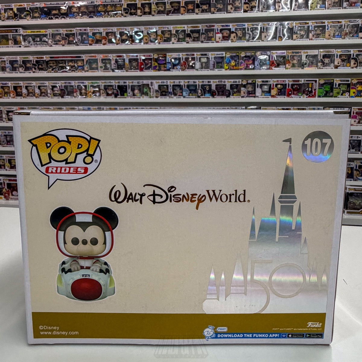 Funko Pop Disney Mickey Mouse Space Mountain Attraction Ride 107 Vinyl Figure