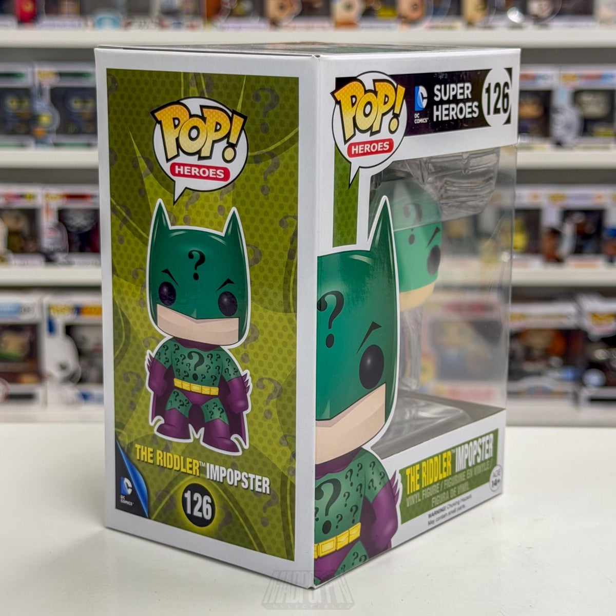 Funko Pop DC Super Heroes The Riddler Impopster Batman 126 Villain Vinyl Figure