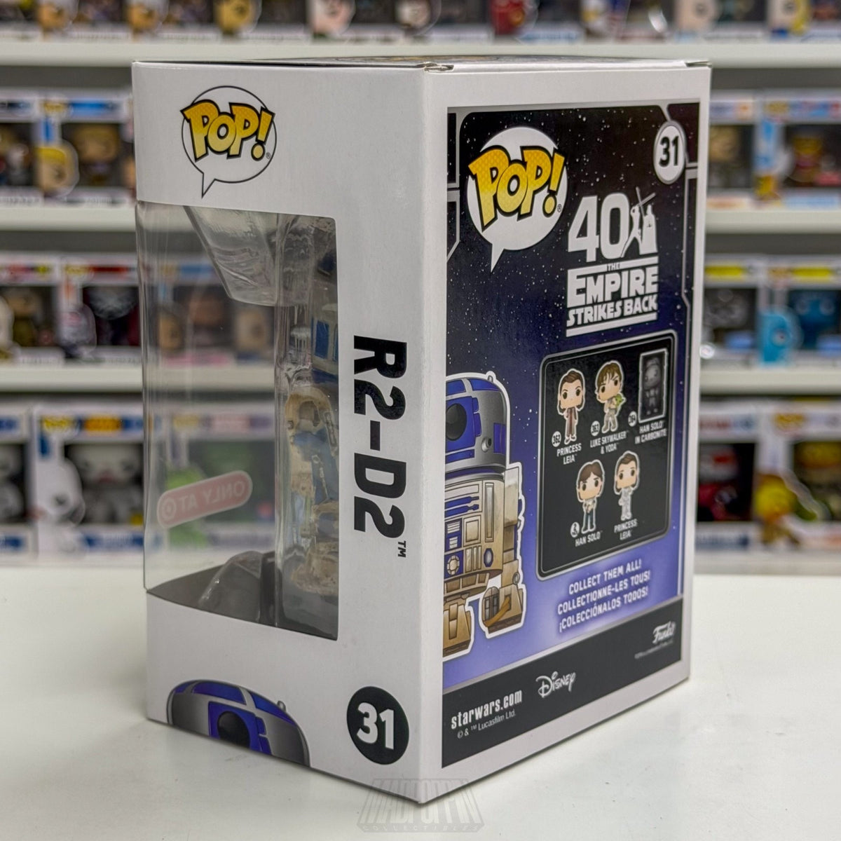 Funko Pop Star Wars Empire Strikes Back R2-D2 Dagobah Target 31 Toy Vinyl Figure