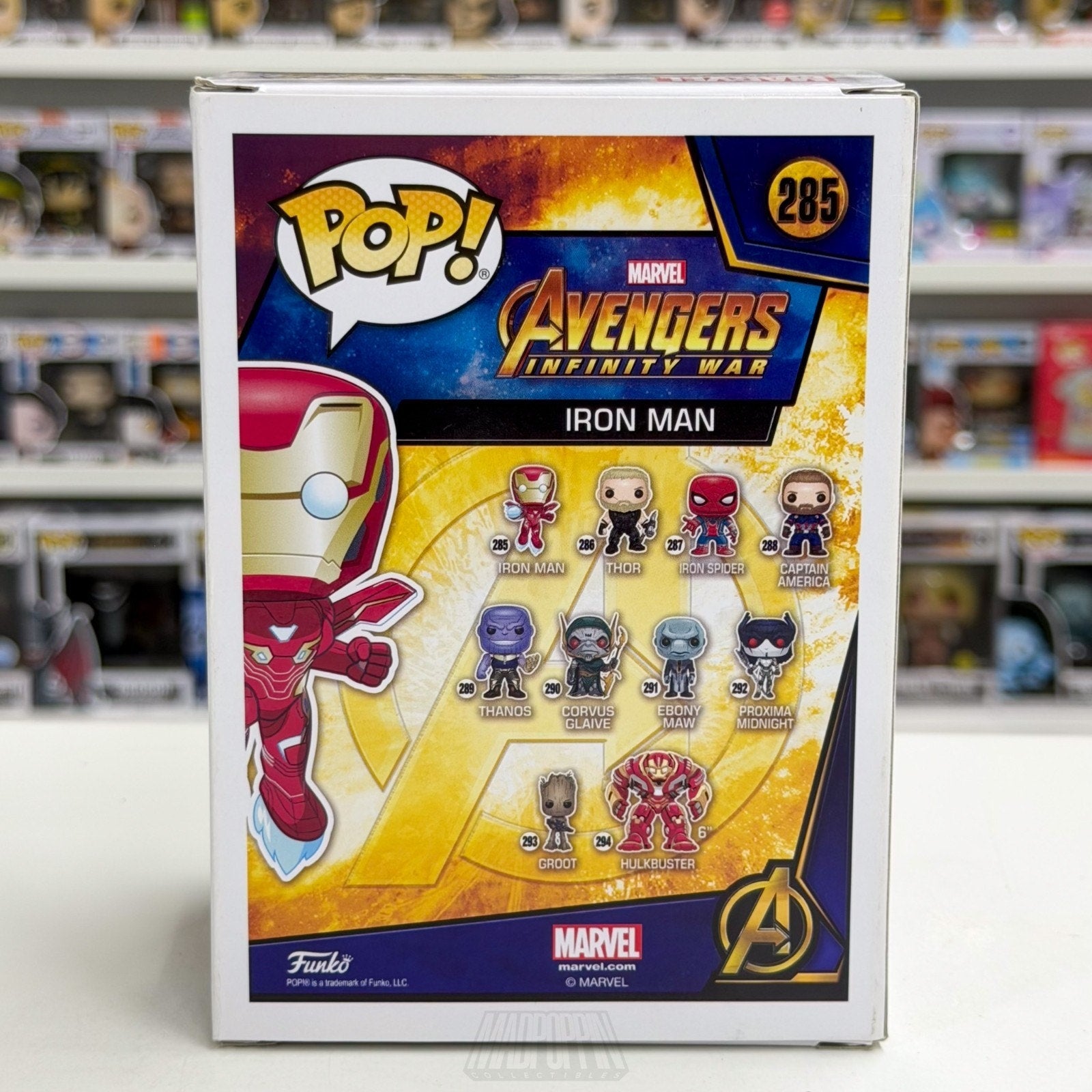Funko Pop Marvel Avengers Infinity War Iron Man Flying 285 Hero Toy Vinyl Figure