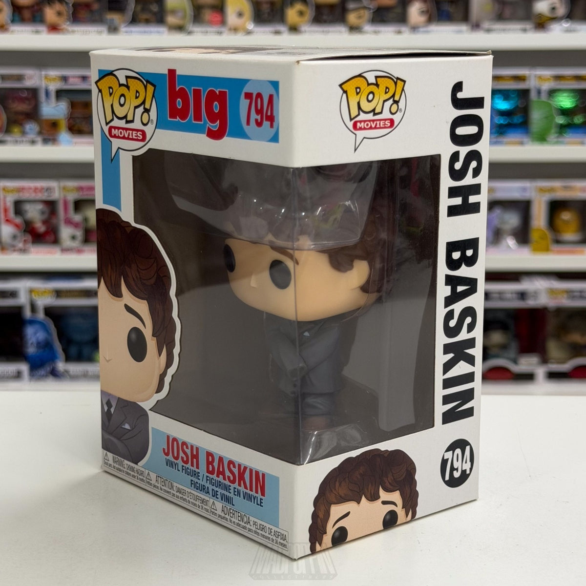 Funko Pop Movies Big Josh Baskin Grey Suit 794 Child Kid Wish Toy Vinyl Figure