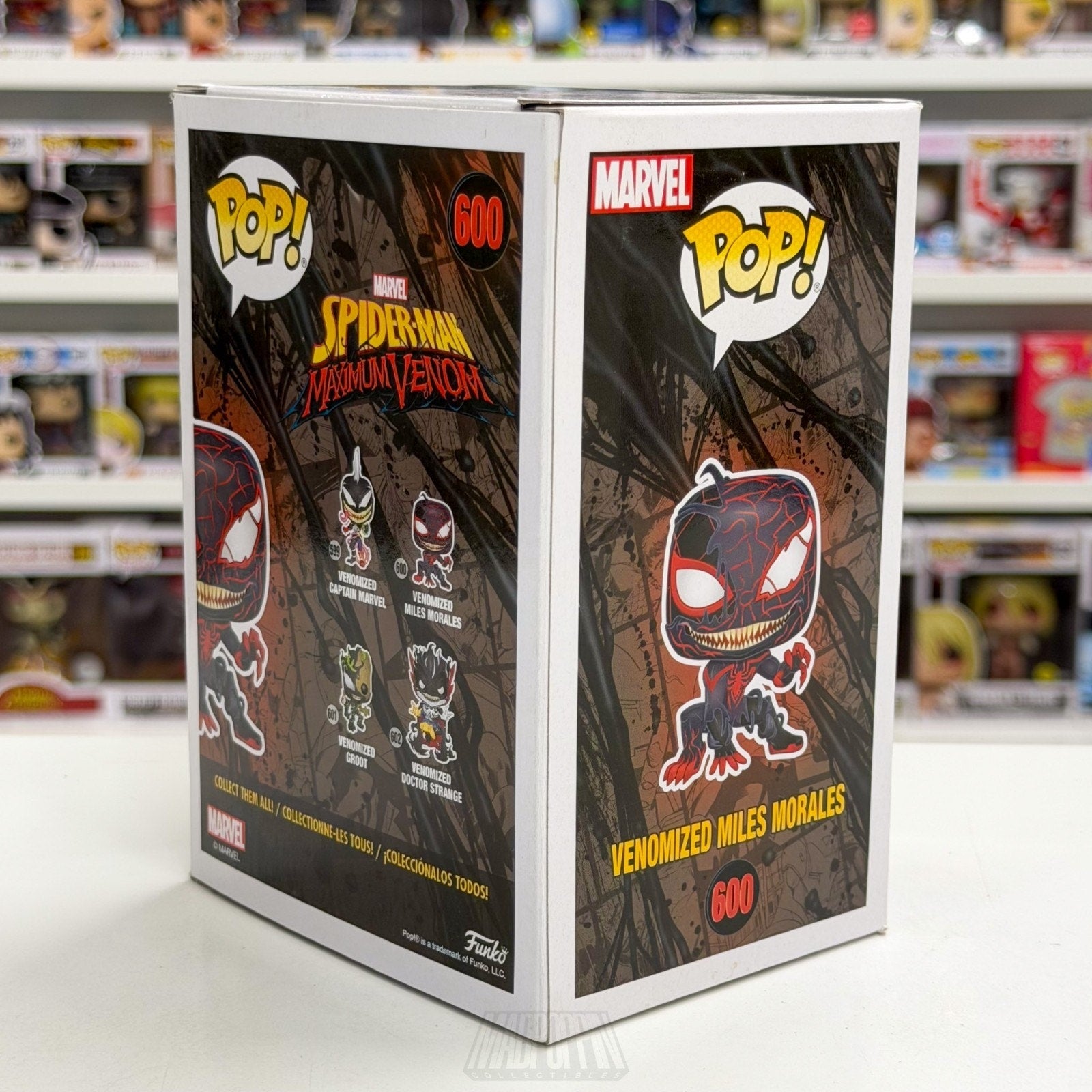 Funko Pop Marvel Spider-Man Maximum Venomized Miles Morales 600 Toy Vinyl Figure