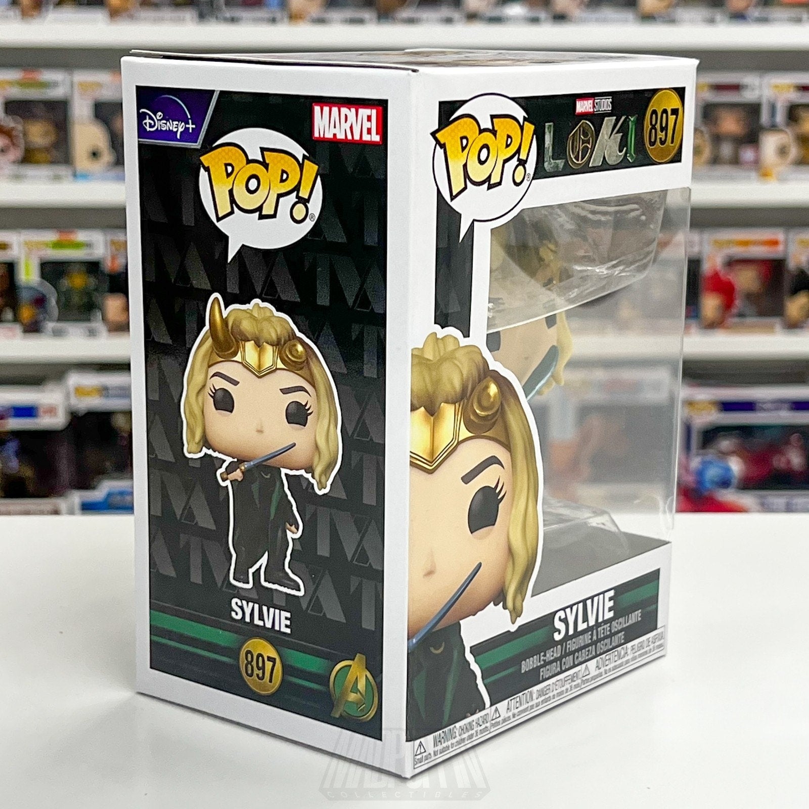 Funko Pop Marvel Studios Loki Sylvie Laufeydottir 897 TVA MCU Toy Vinyl Figure