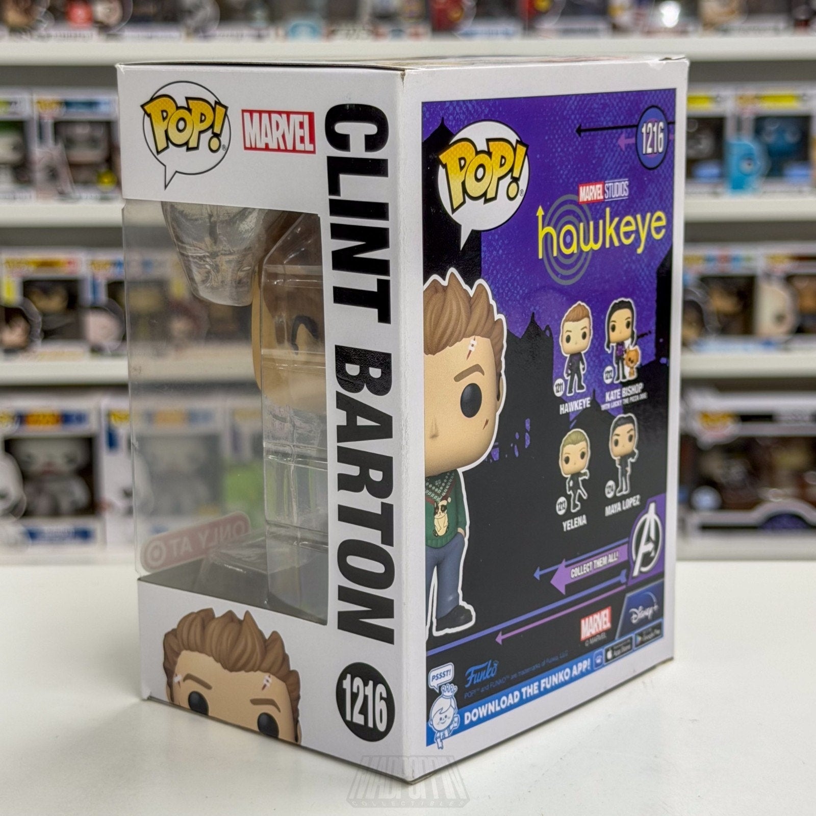 Funko Pop Marvel Hawkeye Clint Barton Christmas Sweater Target 1216 Vinyl Figure