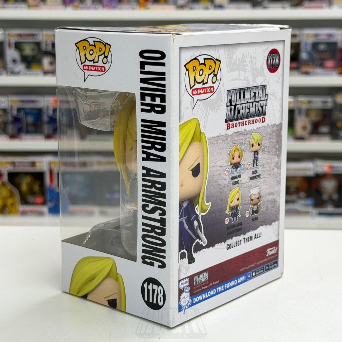 Funko Pop Anime Fullmetal Alchemist Olivier Mira Armstrong 1178 Manga Toy Figure