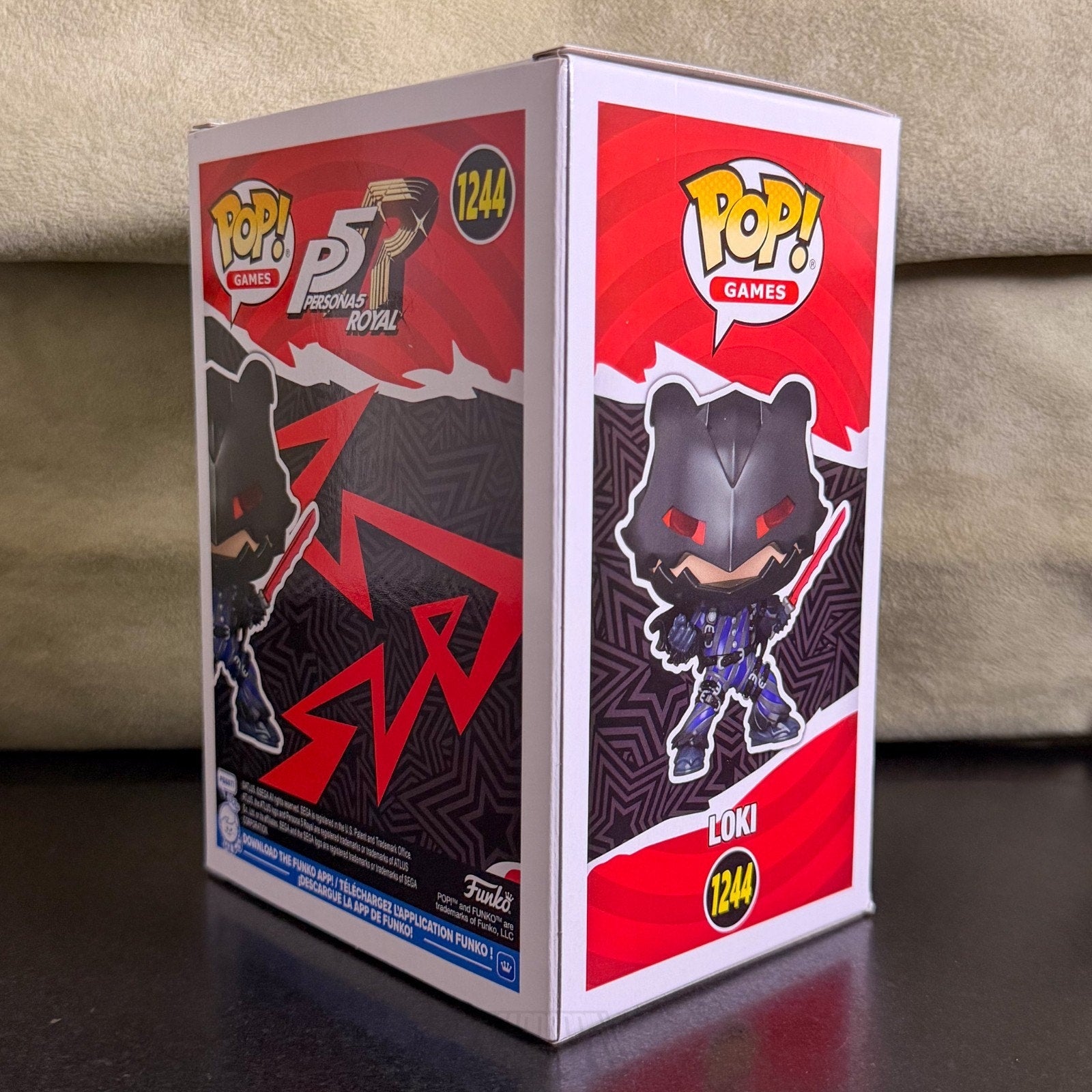 Funko Pop Games Persona 5 Loki 1244 SDCC 2026 Royal Video Toy Vinyl Figure
