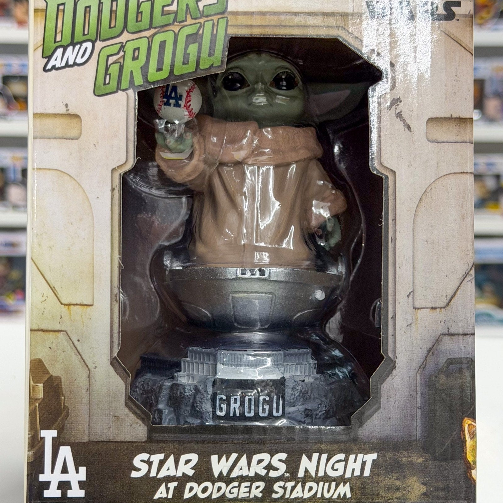 Dodgers x Star Wars Grogu Bobblehead Giveaway Baby Yoda Los Angeles MLB Baseball