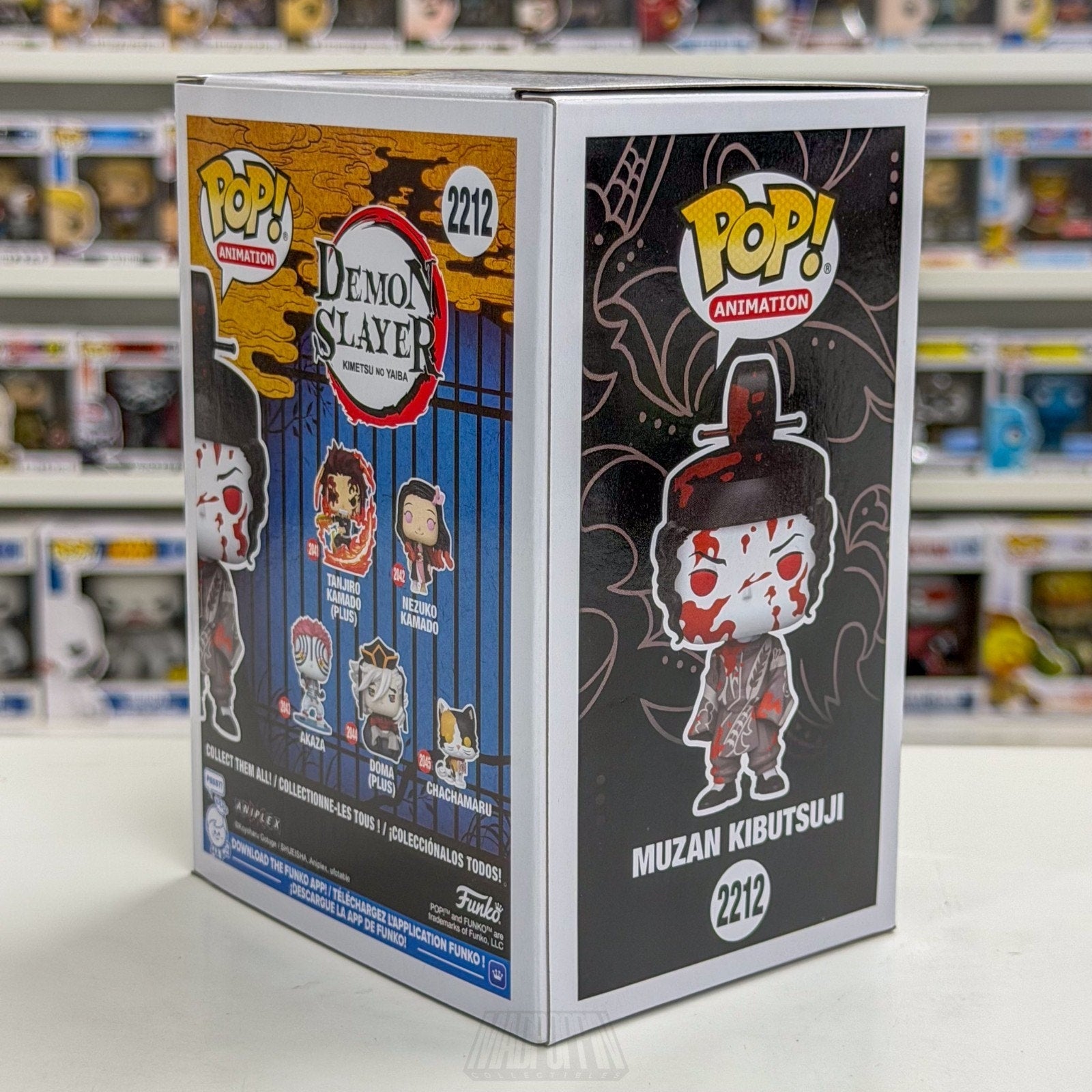 Funko Pop Anime Demon Slayer Muzan Kibutsuji Bloody Toy Temple 2212 Vinyl Figure