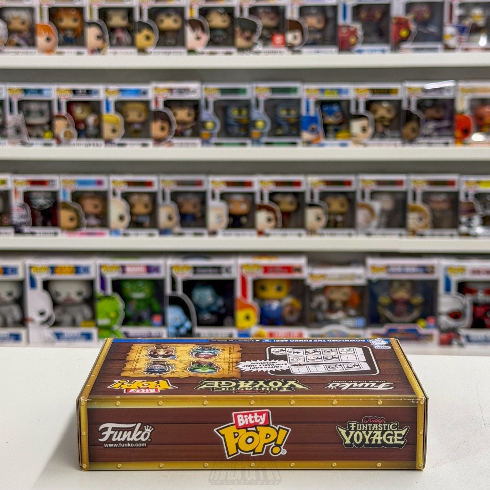 Funko Pop Bitty Fundays Funtastic Voyage Metallic 4 Pack Show Edition Toy Figure