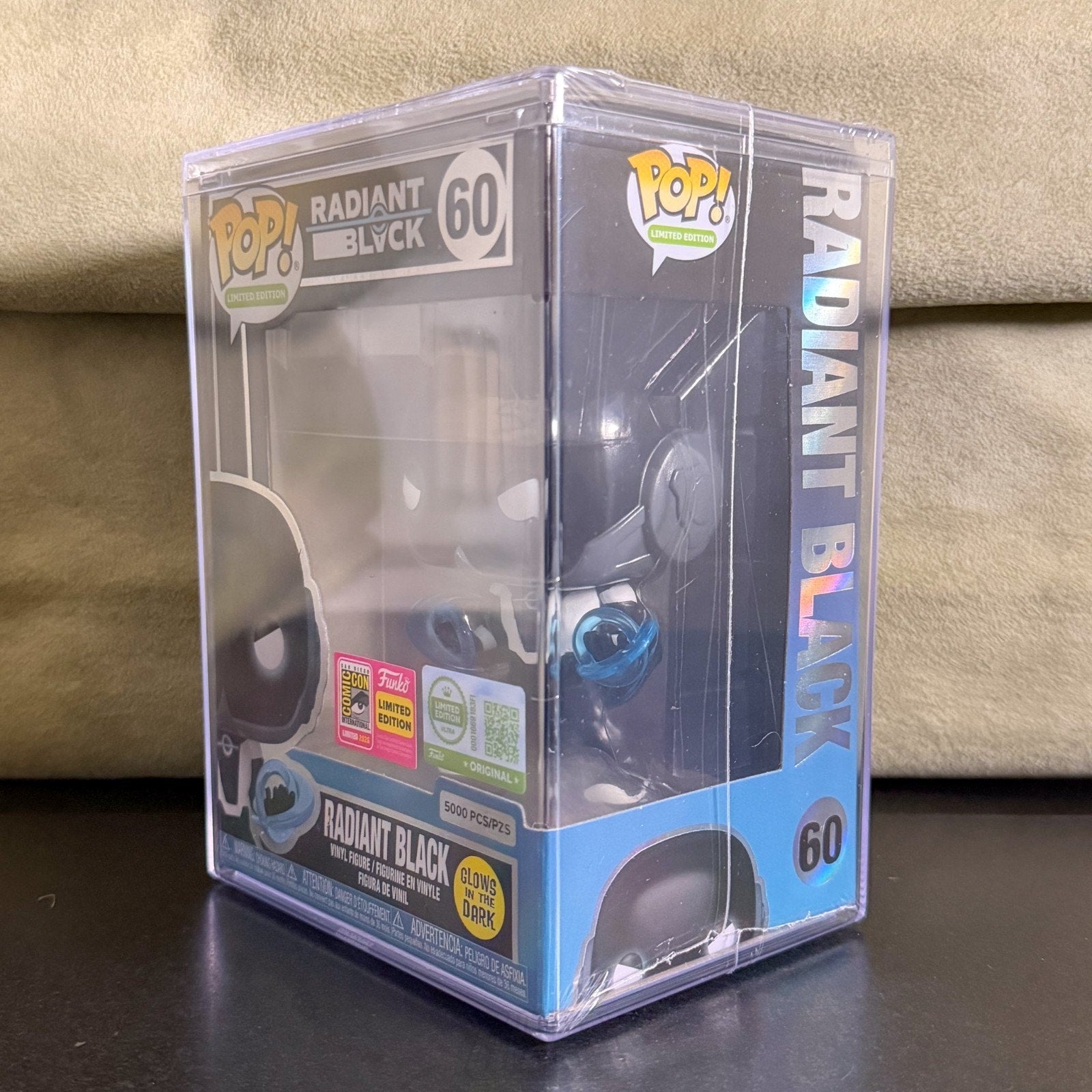 Funko Pop Comics Radiant Black 60 Glow LE 5000 PCS SDCC 2026 Official Toy Figure