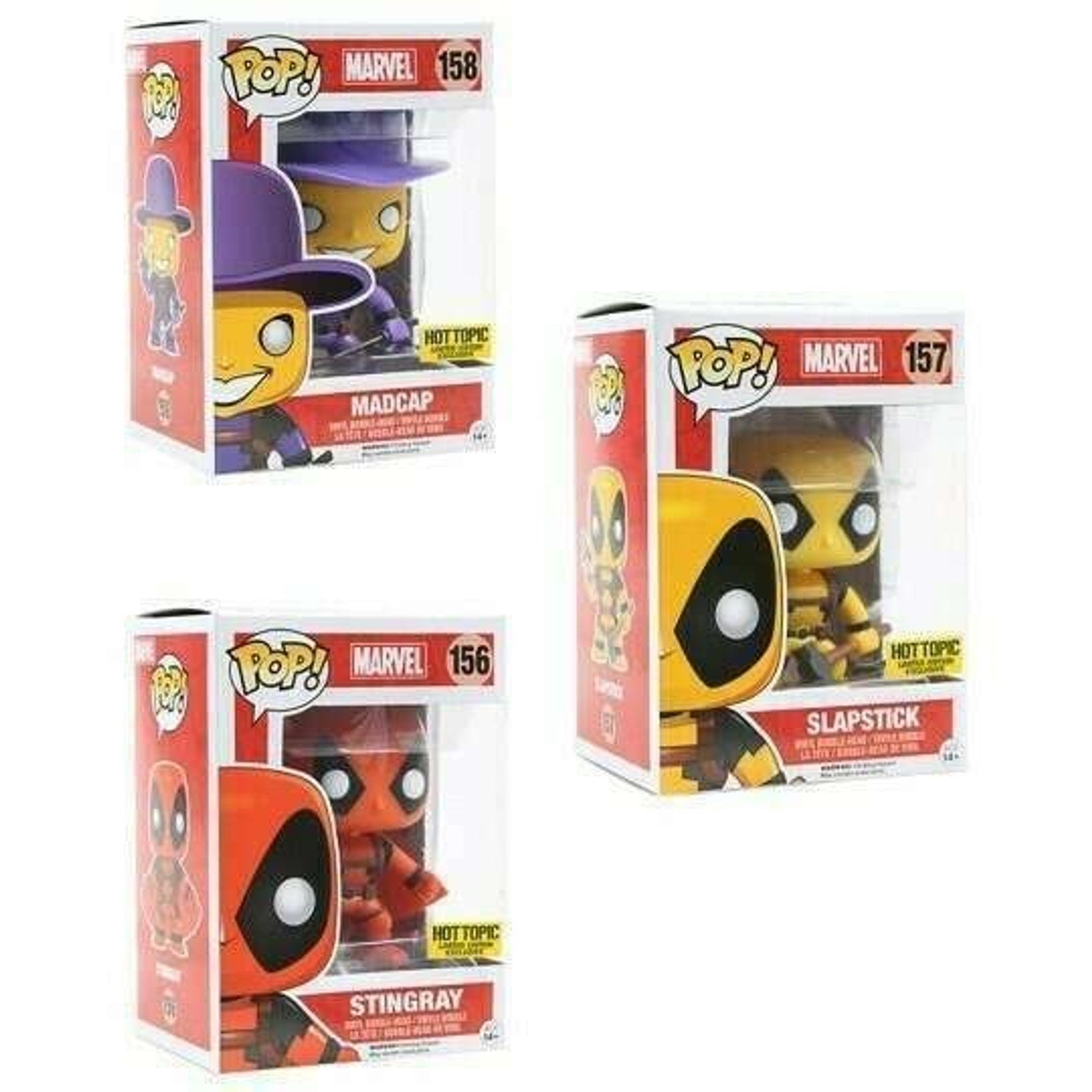 Funko Pop Mystery Marvel II Blind Box Sealed Hot Topic Deadpool Toy Vinyl Figure