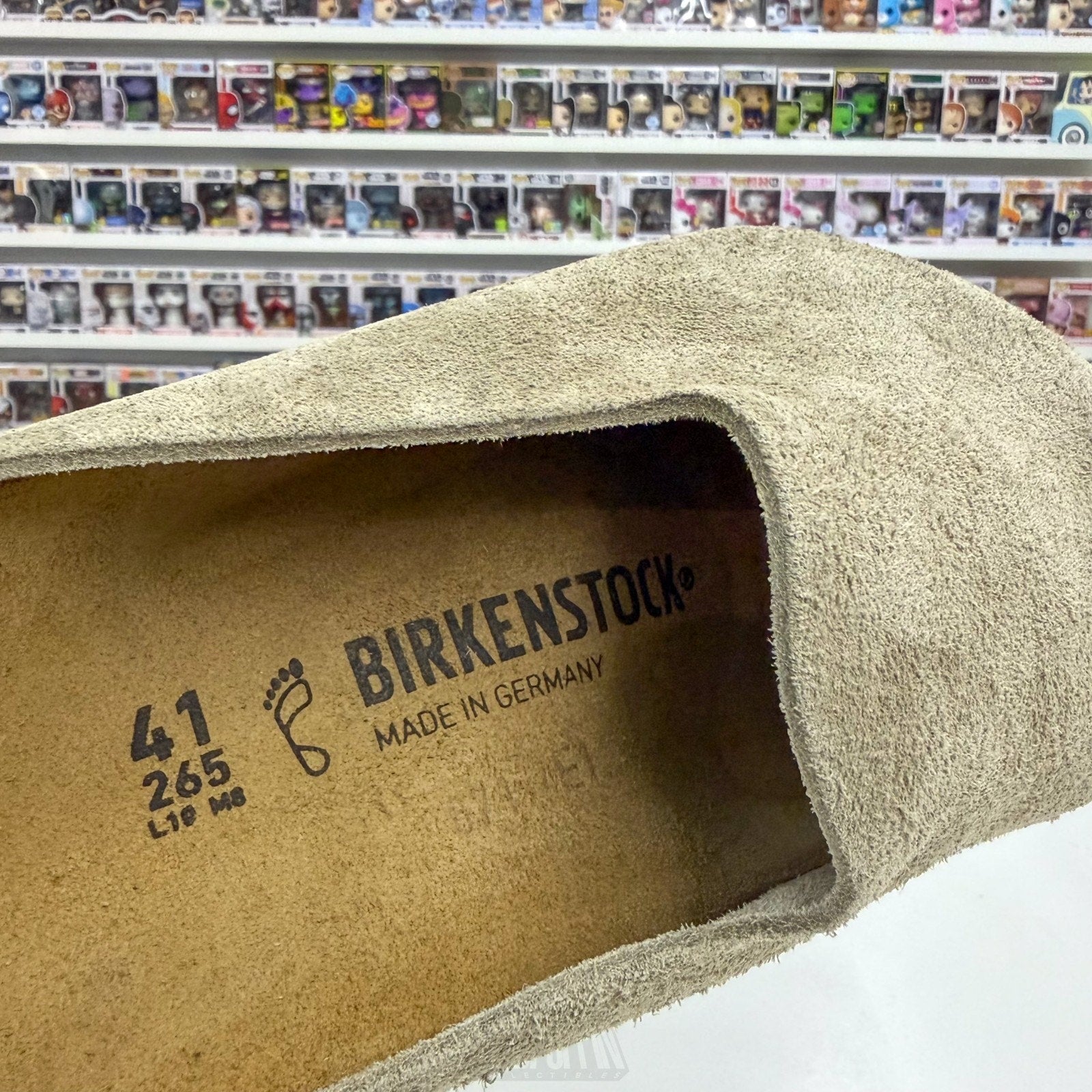 Birkenstock Amsterdam Kith Exclusive Taupe Sz EU 41 US 8 Men Slide Sandals Shoes