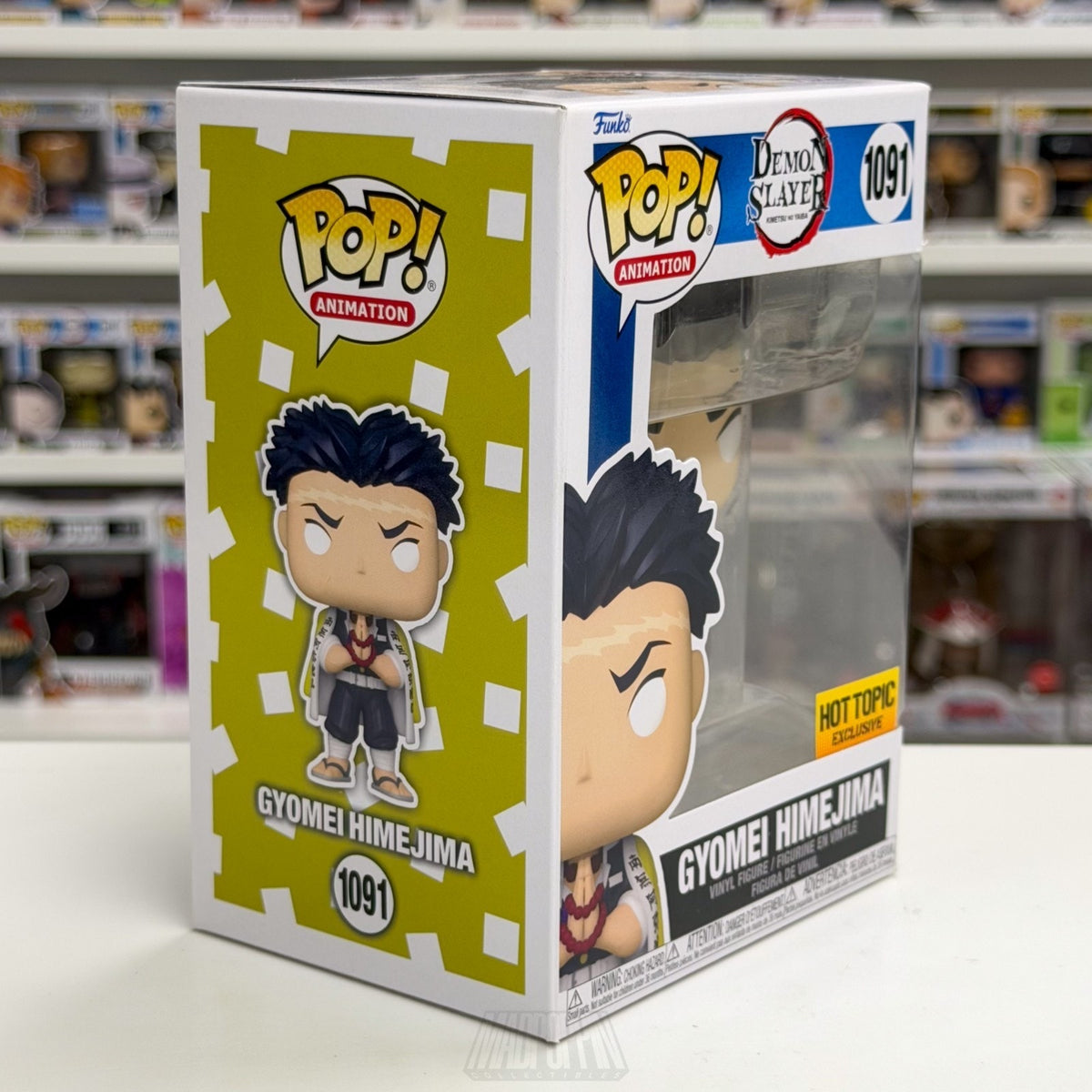 Funko Pop Anime Demon Slayer Gyomei Himejima Hot Topic 1091 Manga Vinyl Figure