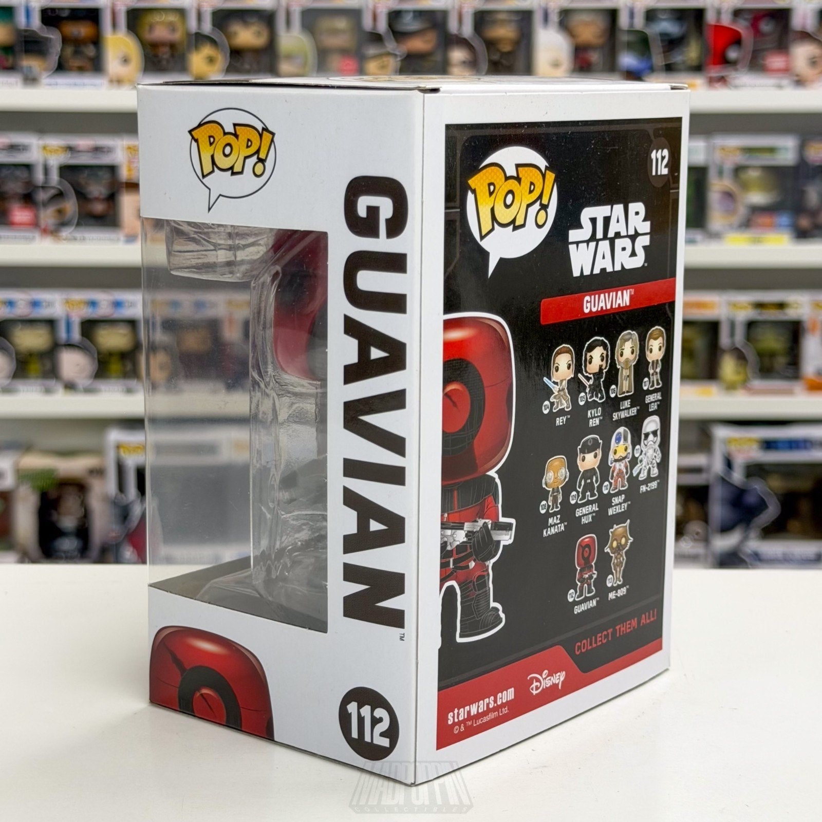 Funko Pop Star Wars EP 7 Force Awakens Guavian 112 Red Armor Toy Vinyl Figure