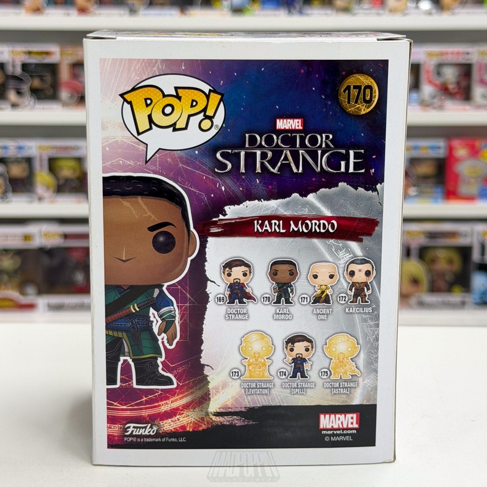 Funko Pop Marvel Doctor Strange Karl Mordo 170 Masters Mystic Arts Vinyl Figure
