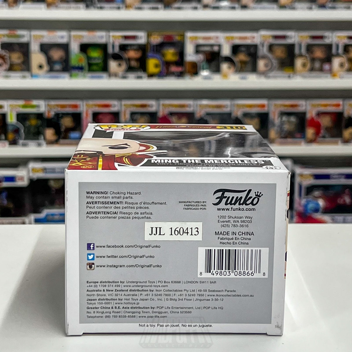 Funko Pop Movies Flash Gordon Ming the Merciless 310 Space Opera Vinyl Figure