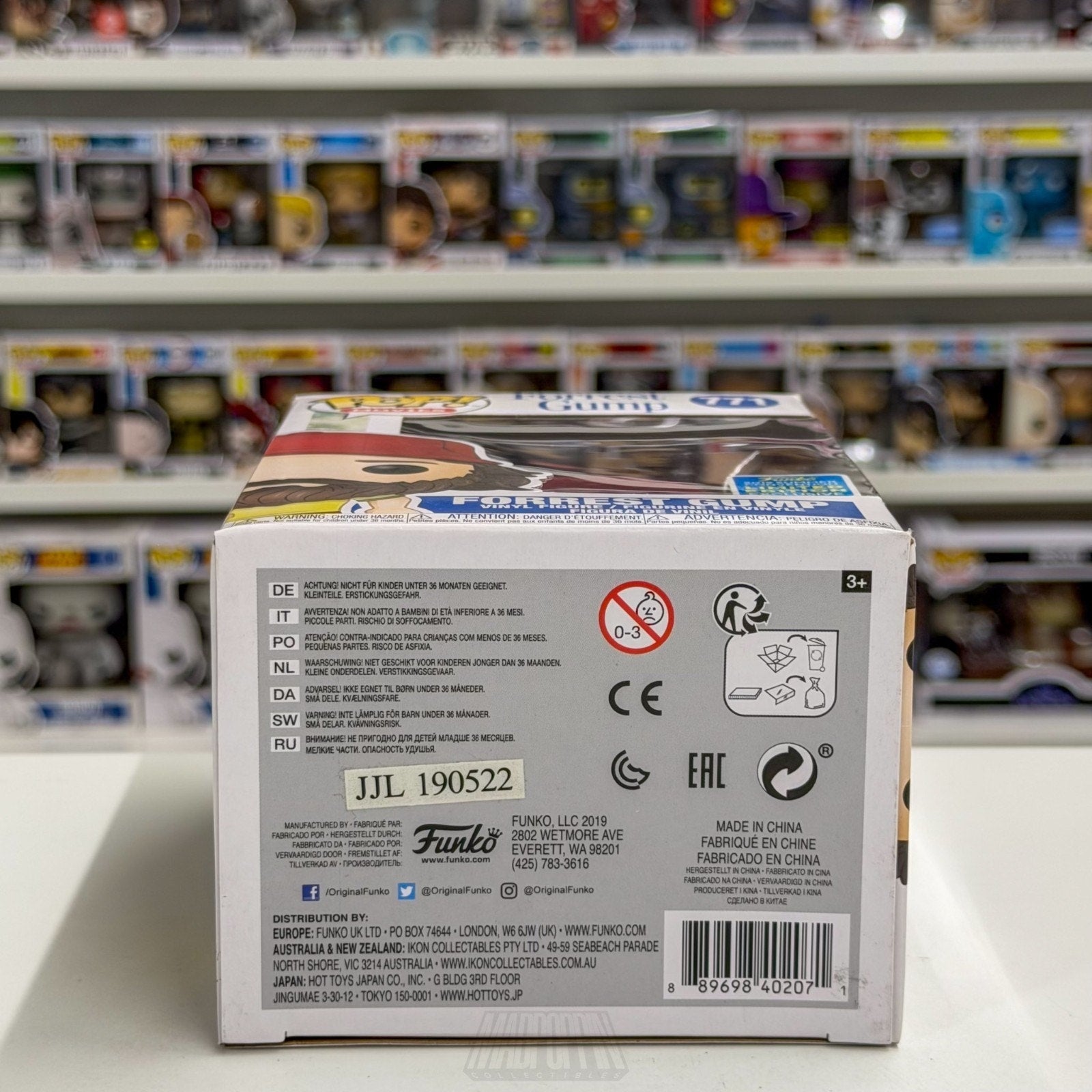 Funko Pop Movies Forrest Gump Beard SDCC 771 Comedy Drama Chocolate Vinyl Figure
