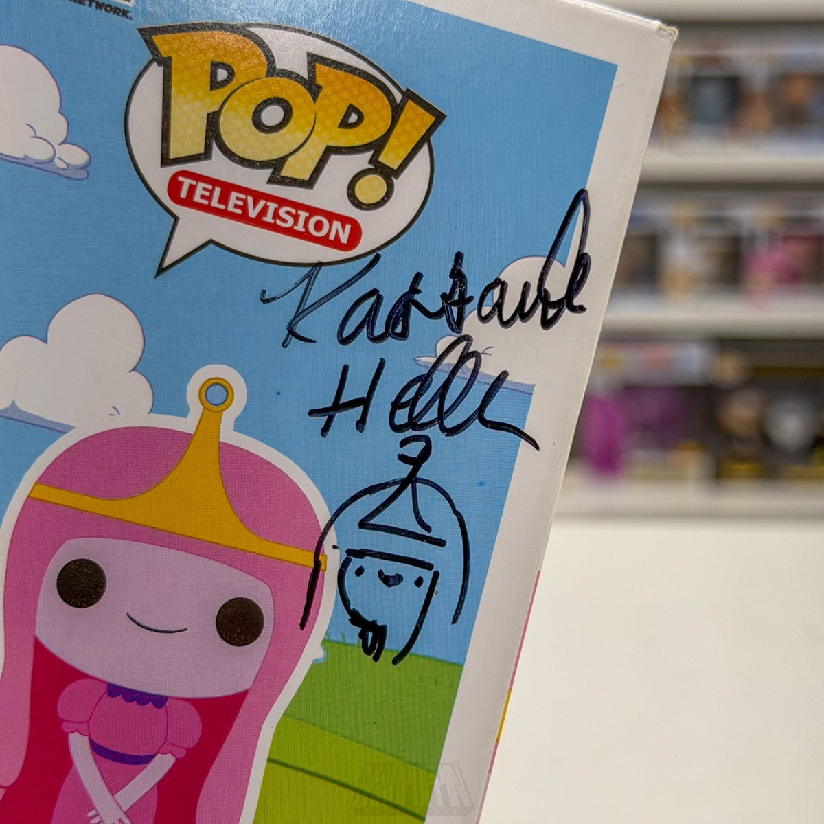 Funko Pop TV Adventure Time Princess Bubblegum Auto Kassandra Heller 51 Figure