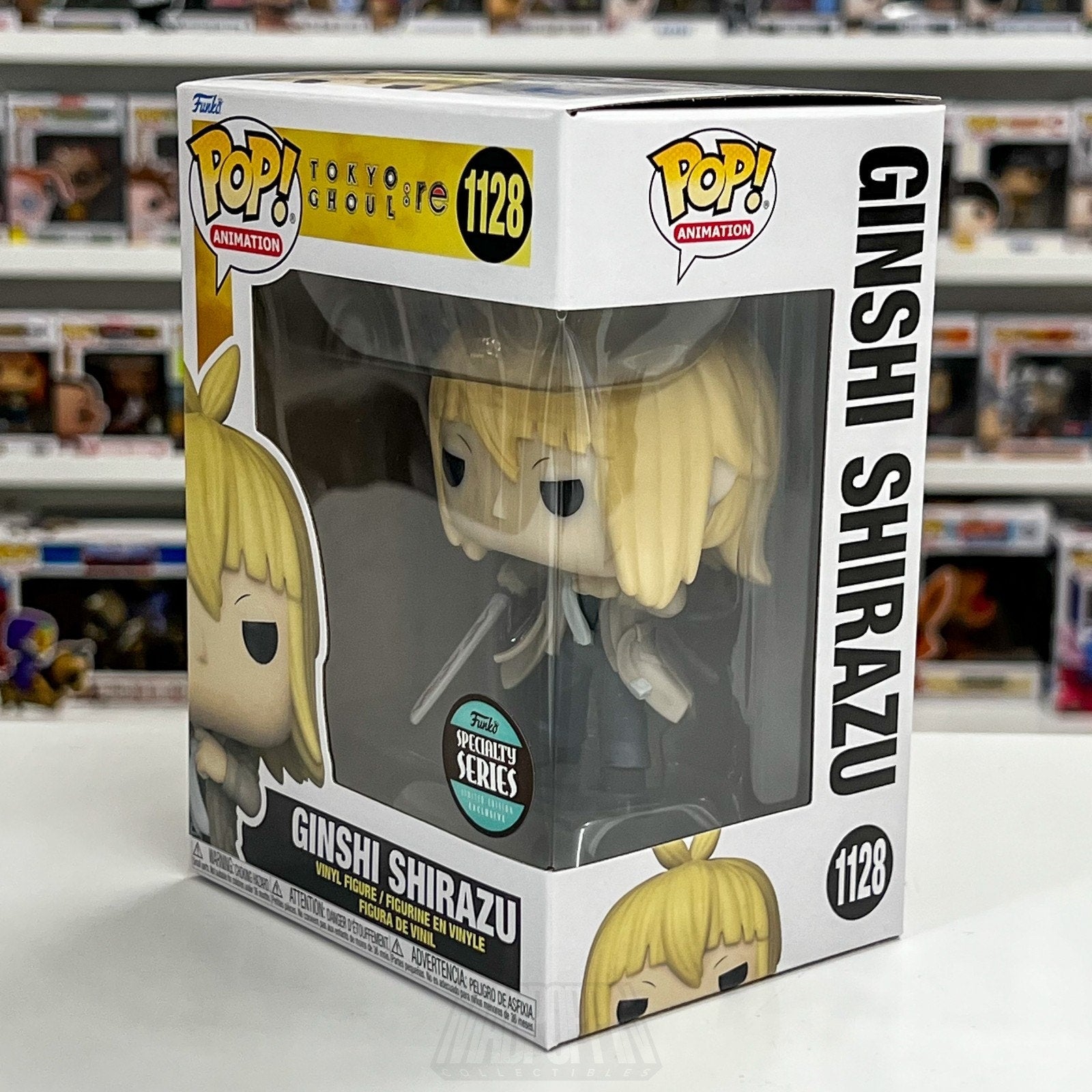 Funko Pop Anime Tokyo Ghoul Re Ginshi Shirazu Specialty Series 1128 Toy Figure