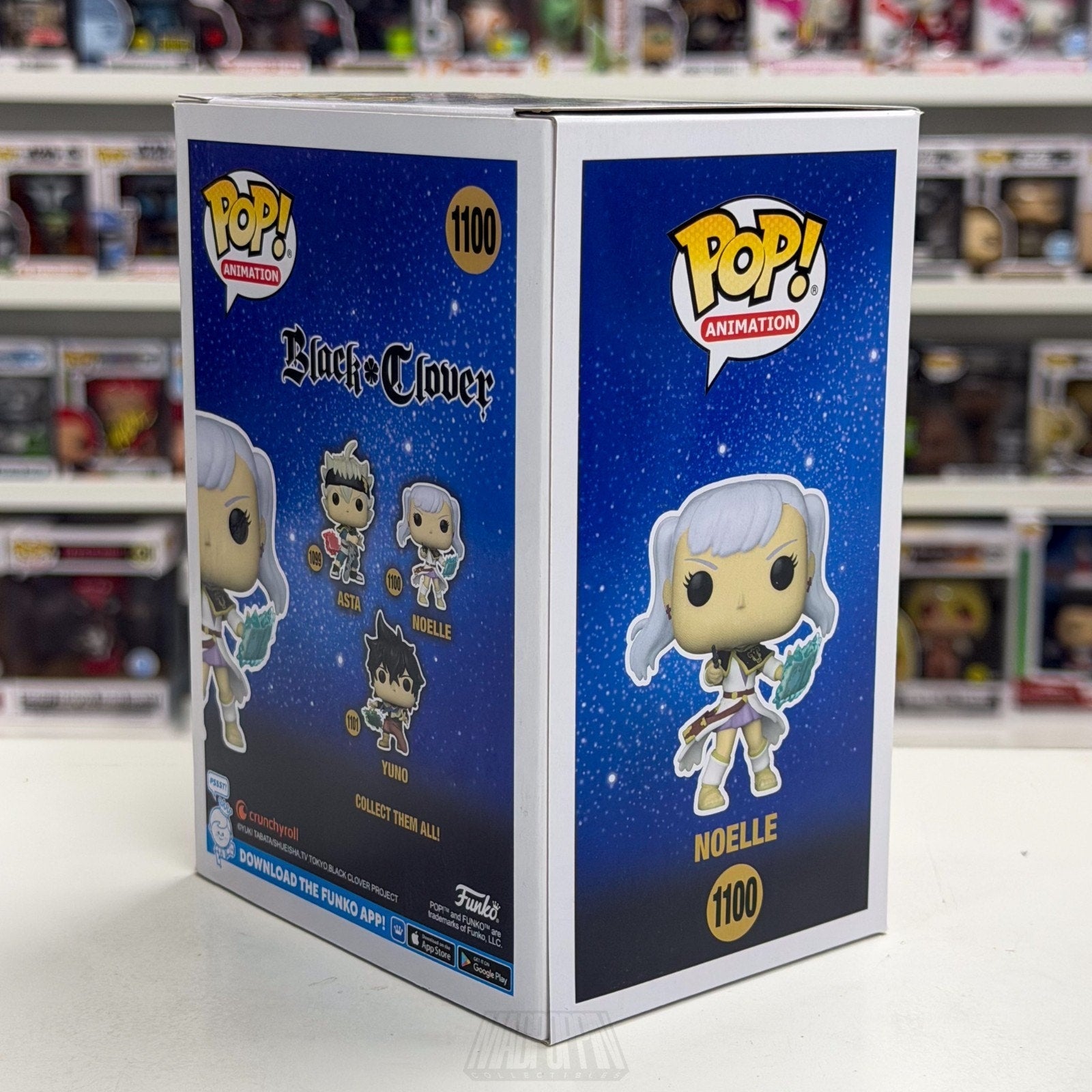 Funko Pop Anime Black Clover Noelle Silva 1100 Japanese Manga Toy Vinyl Figure