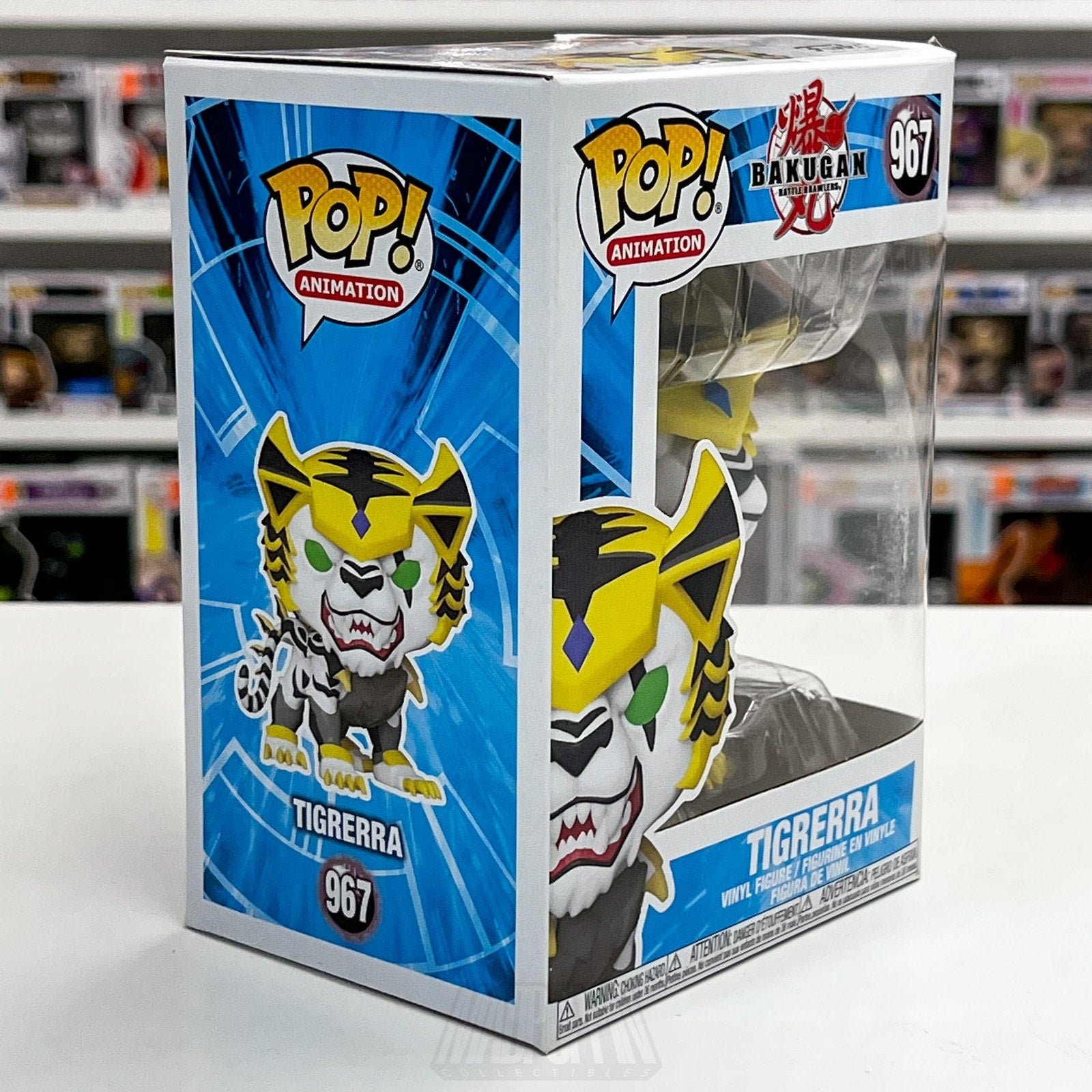 Funko Pop Animation Bakugan Tigrerra 967 Vinyl Figure 2021 Battle Brawlers