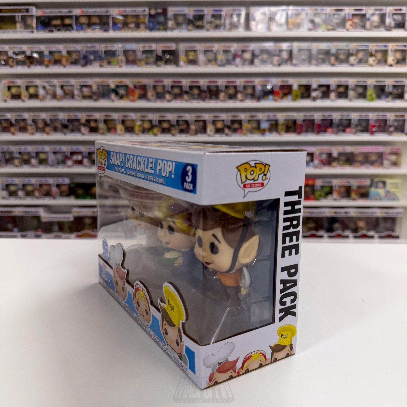 Funko Pop Ad Icons Rice Krispies Snap Crackle Excl 3 Pack Mascots Vinyl Figure
