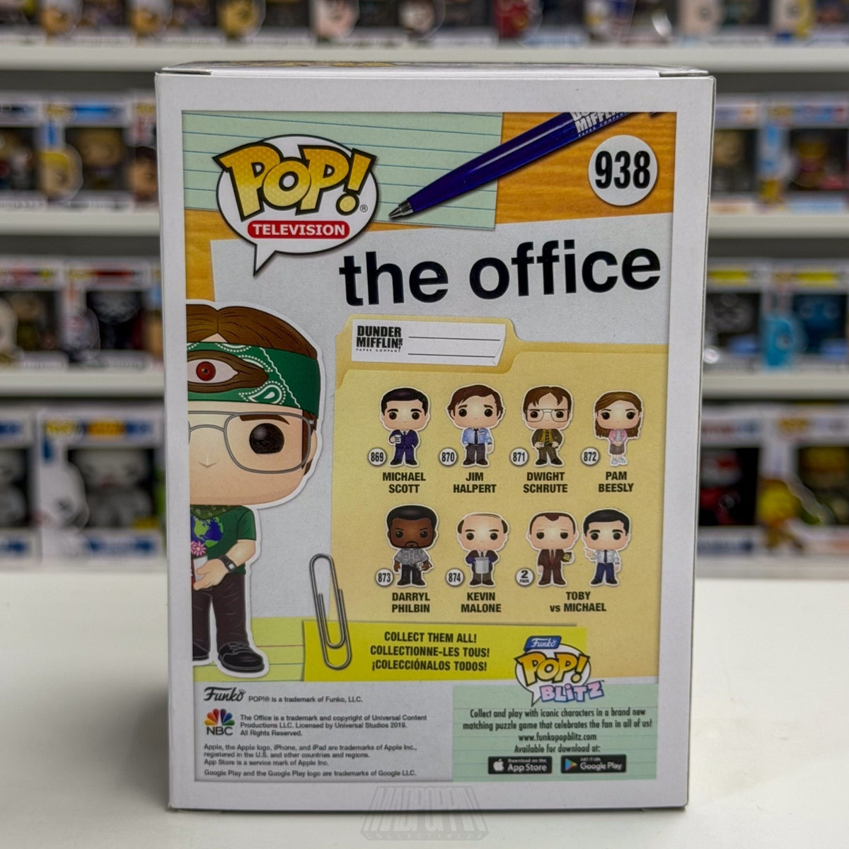 Funko Pop TV The Office Dwight Schrute as Recyclops ECCC 938 Toy Vinyl Figure