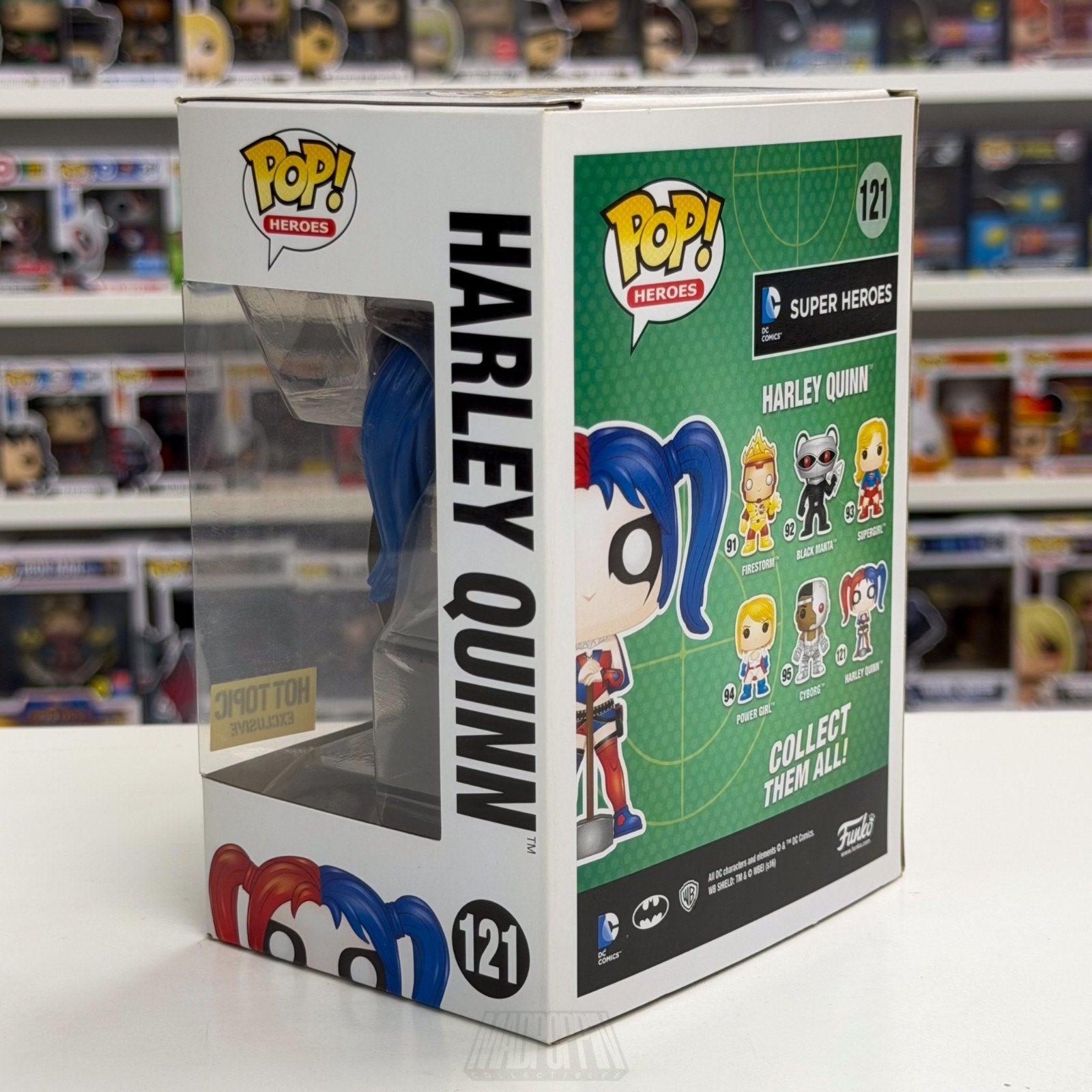 Funko Pop DC Super Heroes Harley Quinn New 52 Hot Topic 121 Squad Vinyl Figure