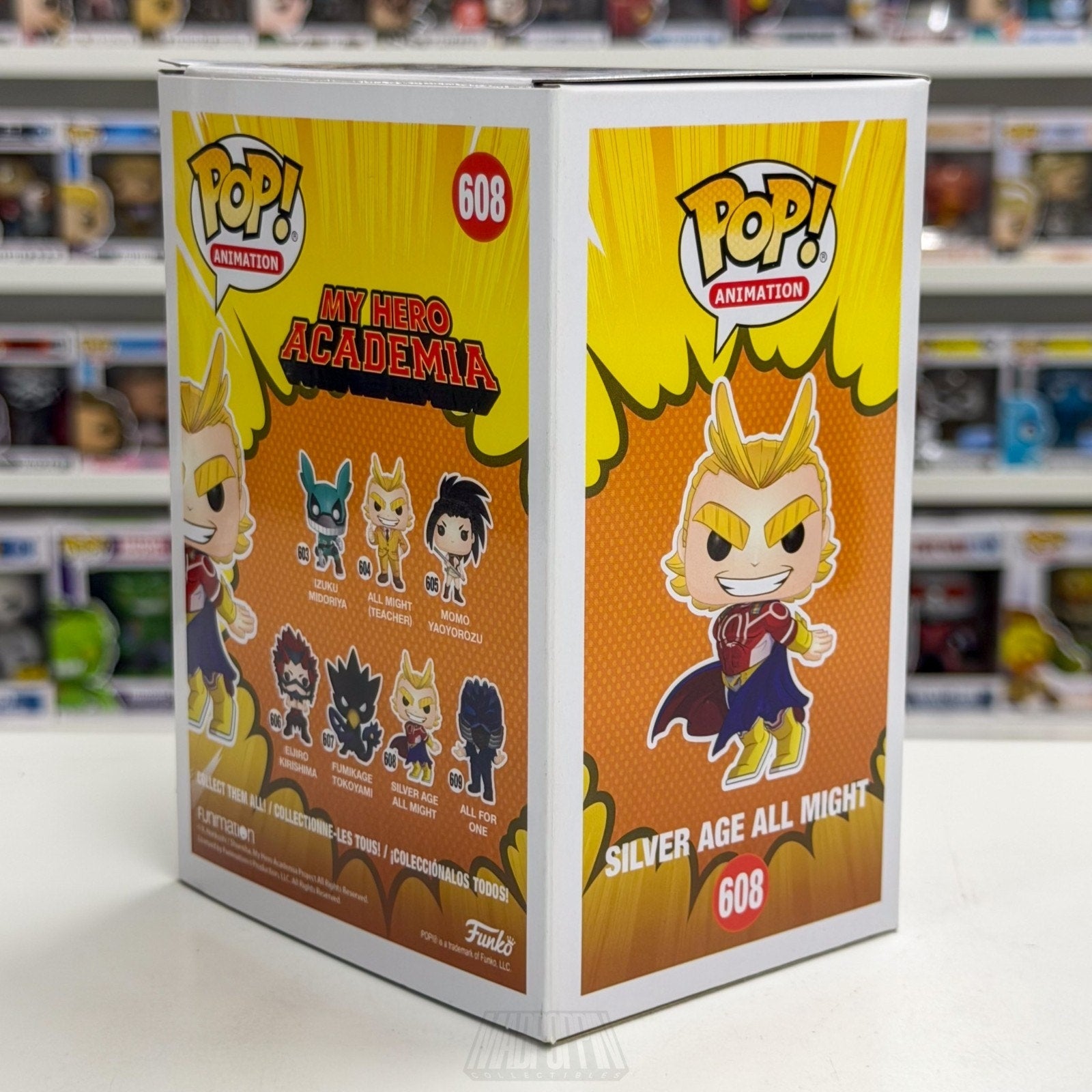 Funko Pop Anime My Hero Academia Silver Age All Might Metallic Barnes Noble 608