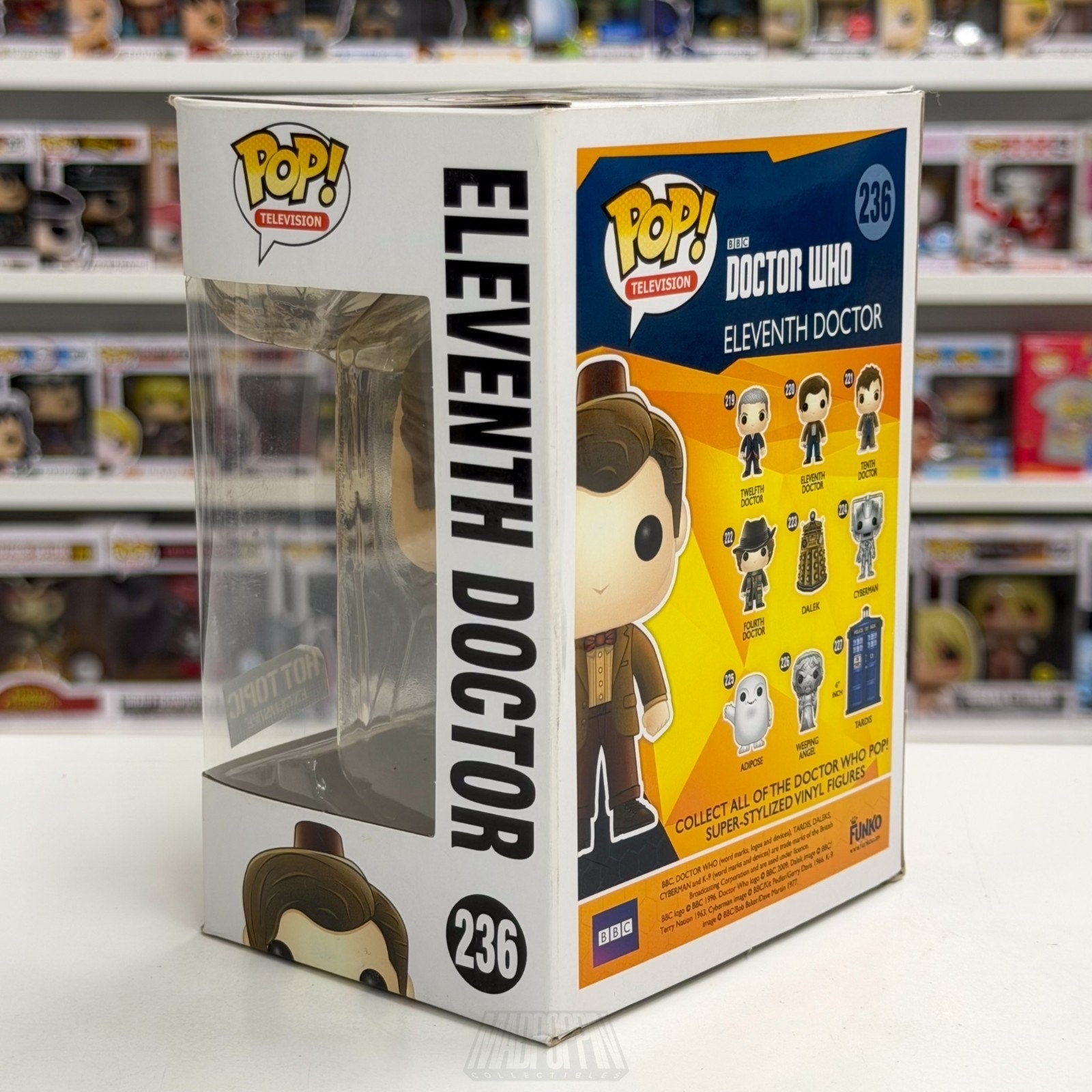 Funko Pop TV BBC Doctor Who Eleventh Doctor Hot Topic 236 Sci-Fi Vinyl Figure